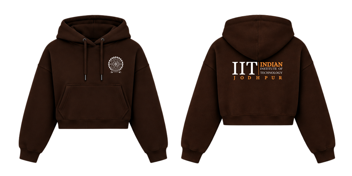 IIT JODHPUR Crop Hoodies Design 2