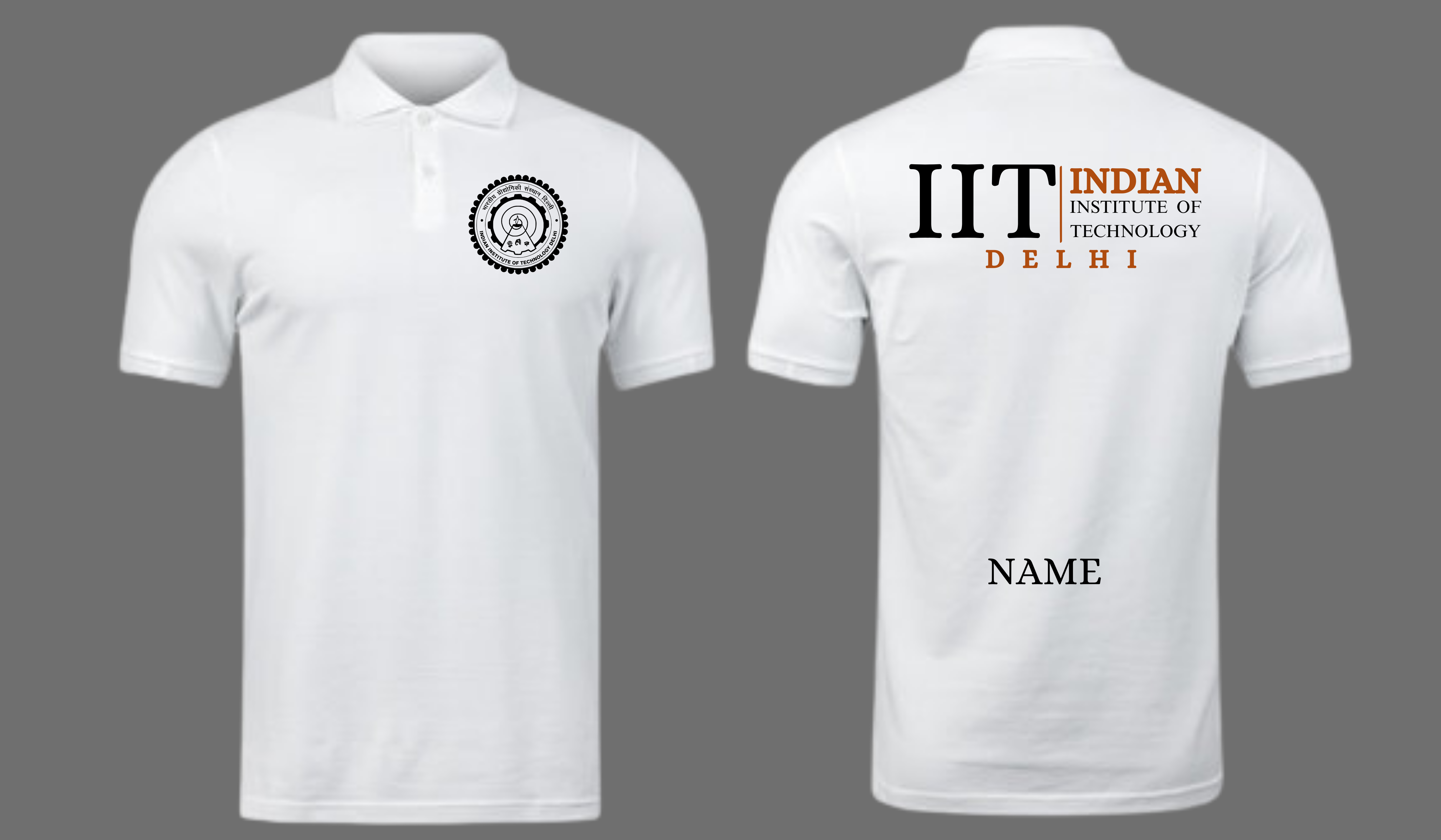 IIT DELHI POLO T-SHIRT CampusCart design 2