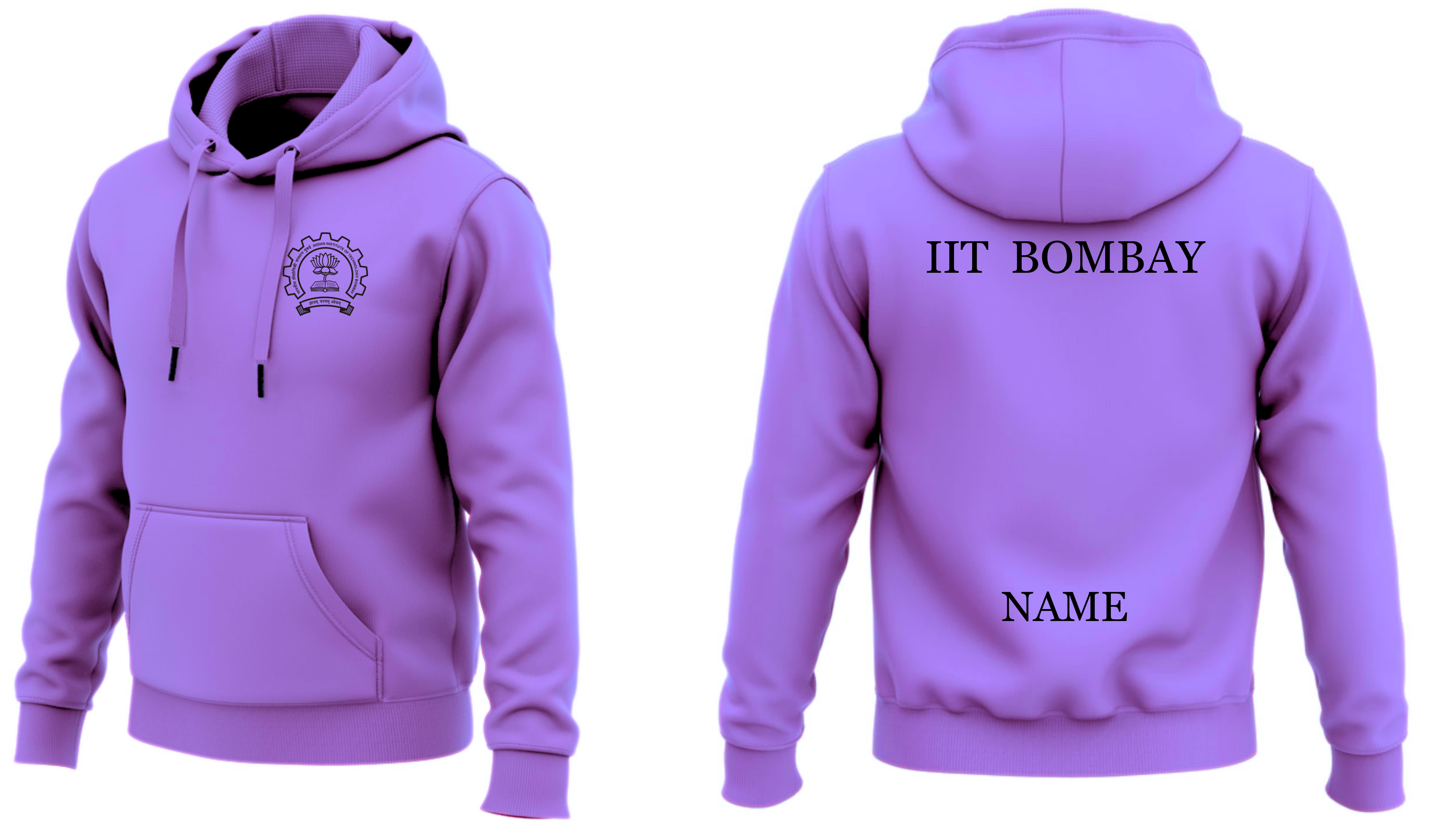 IIT BOMBAY Hoodies Classic Design ( Ak Design )