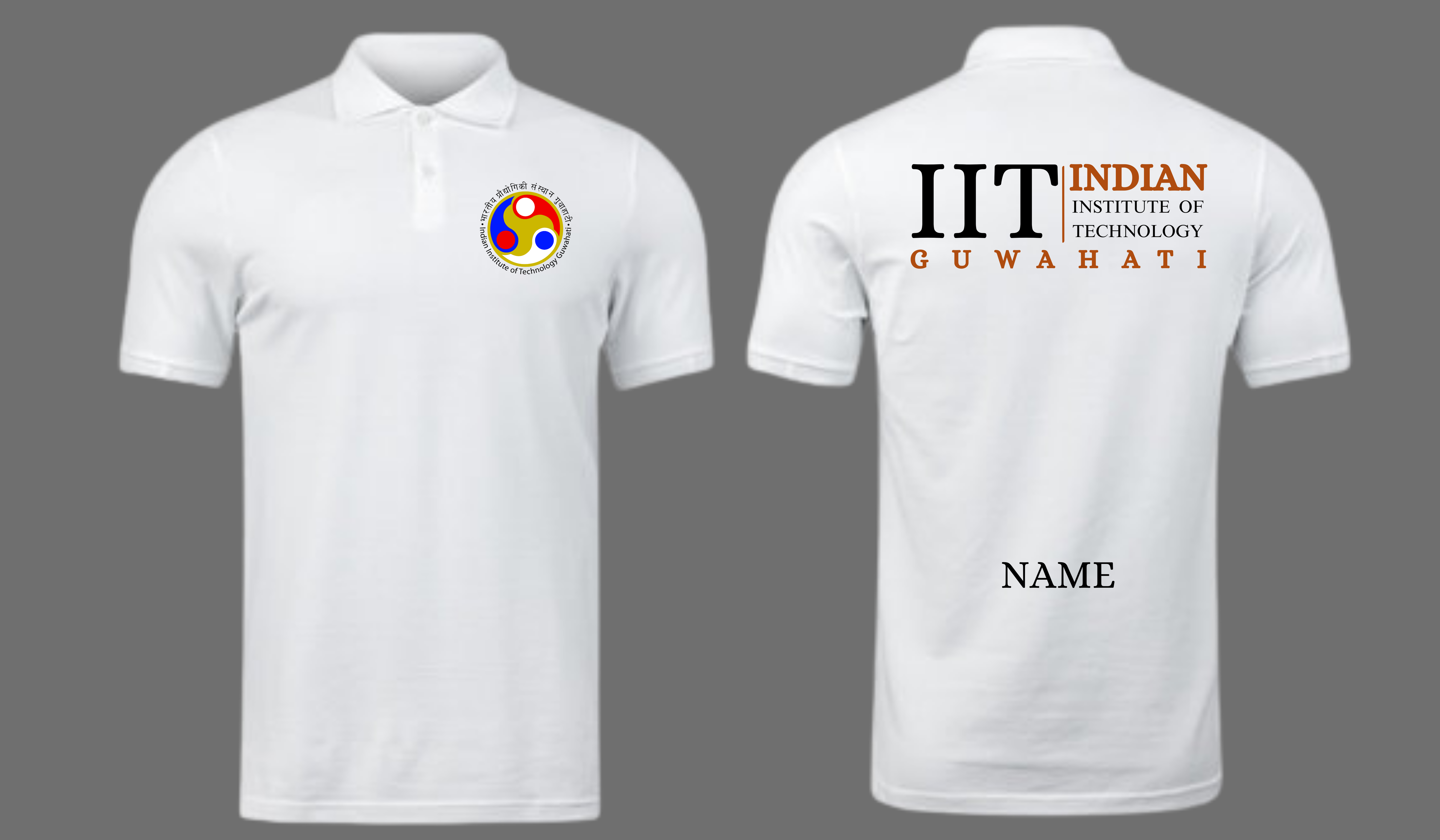 IIT GUWAHATI POLO T-SHIRT Classic Design 2 (CAMPUSCART DESIGN )