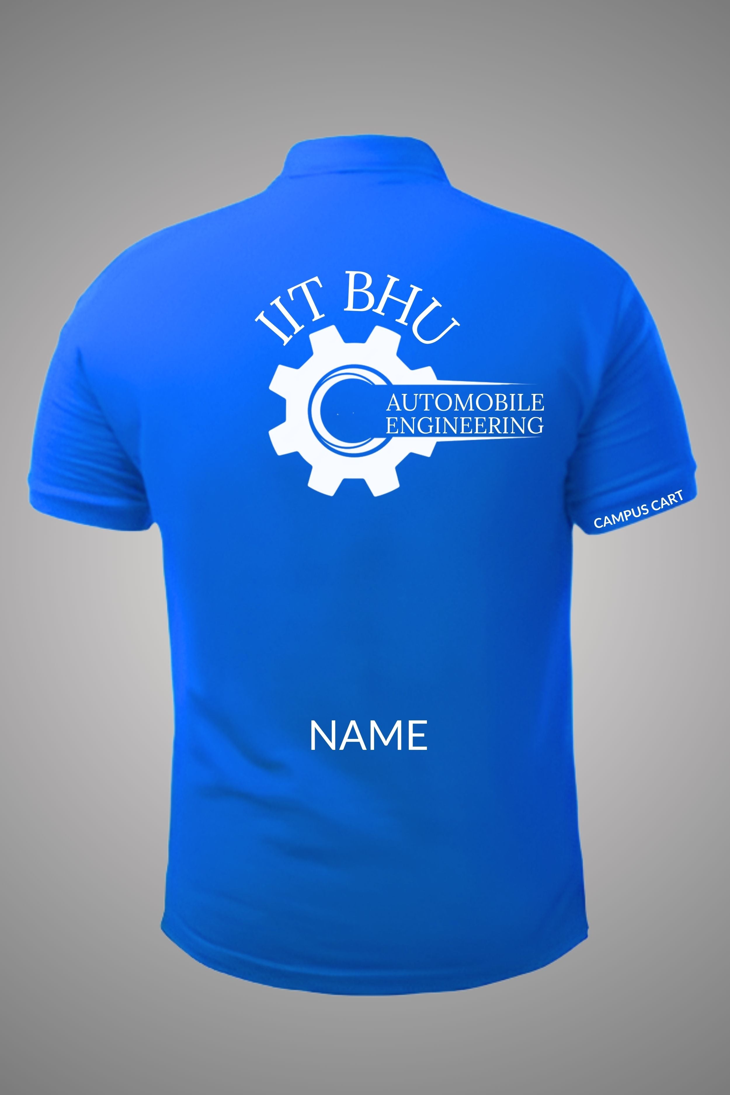 IIT BHU Polo T-Shirt (Automobile Engineering)