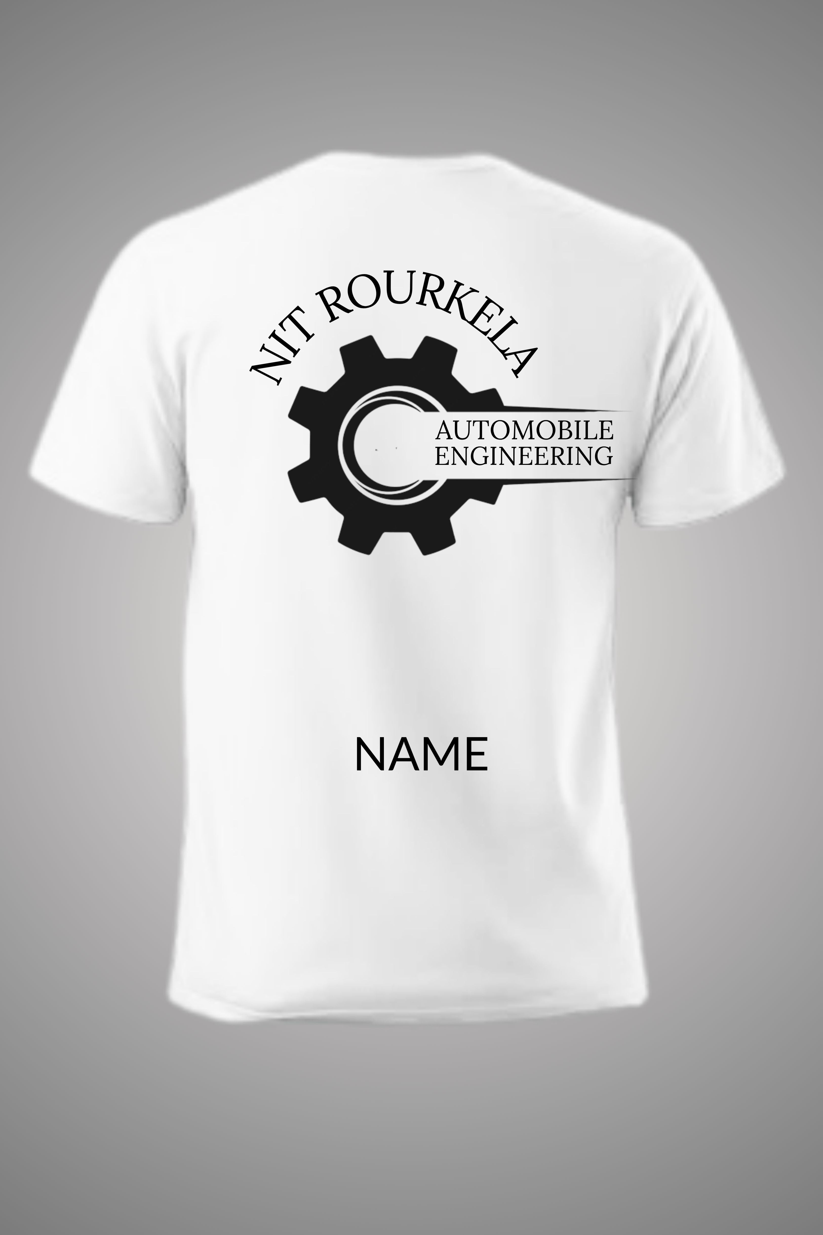 NIT Rourkela Round Nek T-Shirt ( Automobile Engineering )