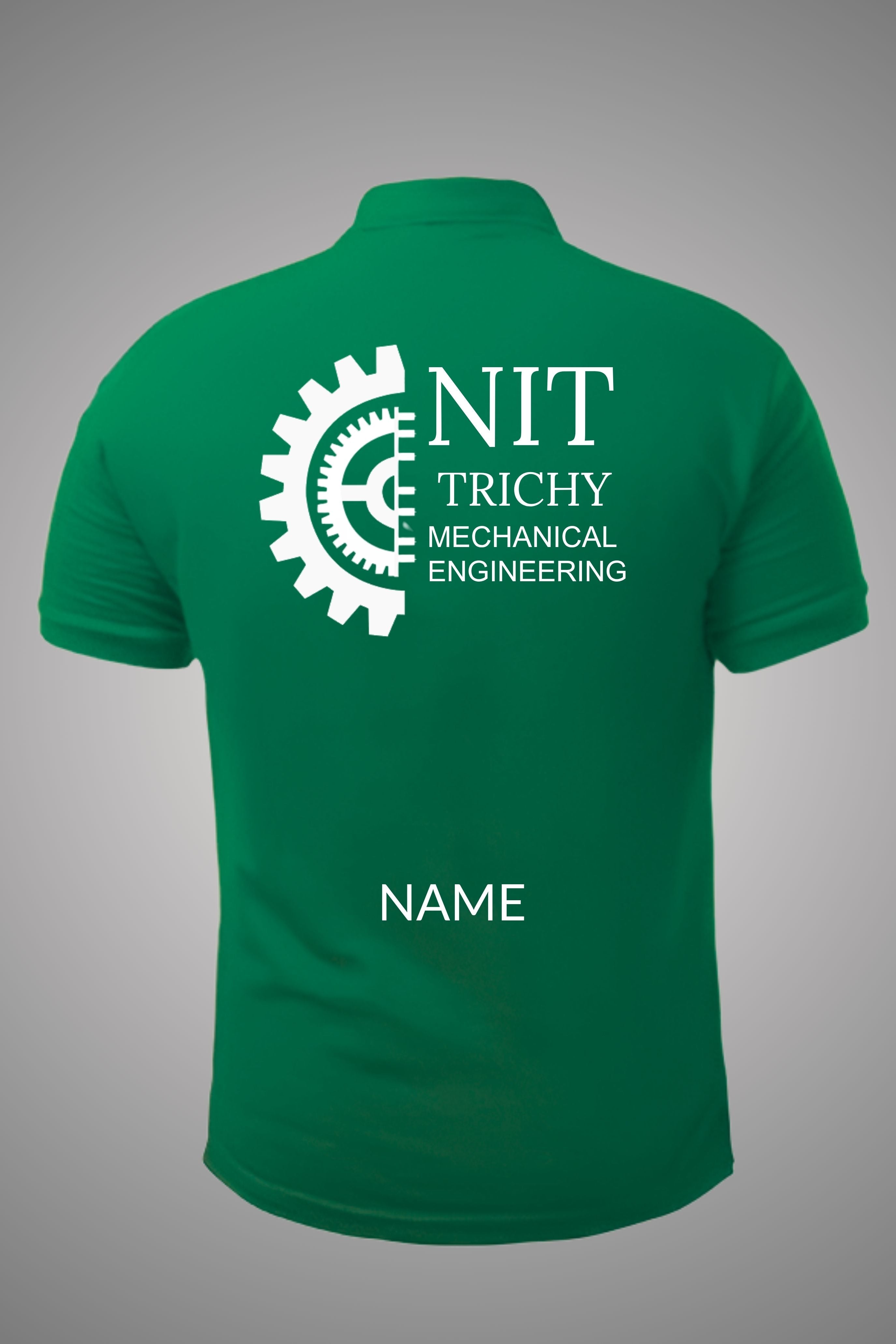 NIT Trichy Polo T-Shirt ( Mechanical Engineering )