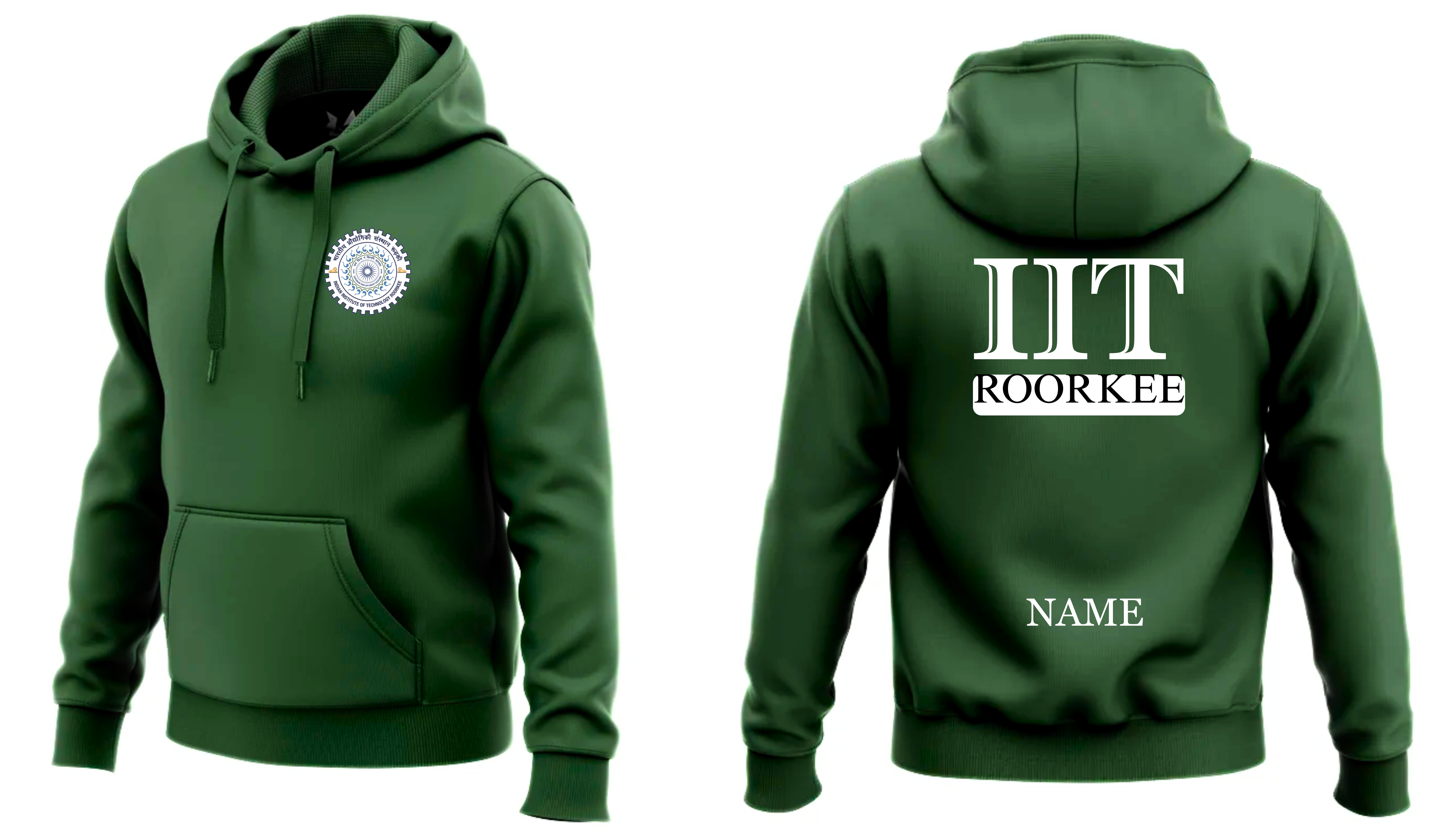 IIT ROORKEE Hoodies Classic Design 3 ( Ak Design )