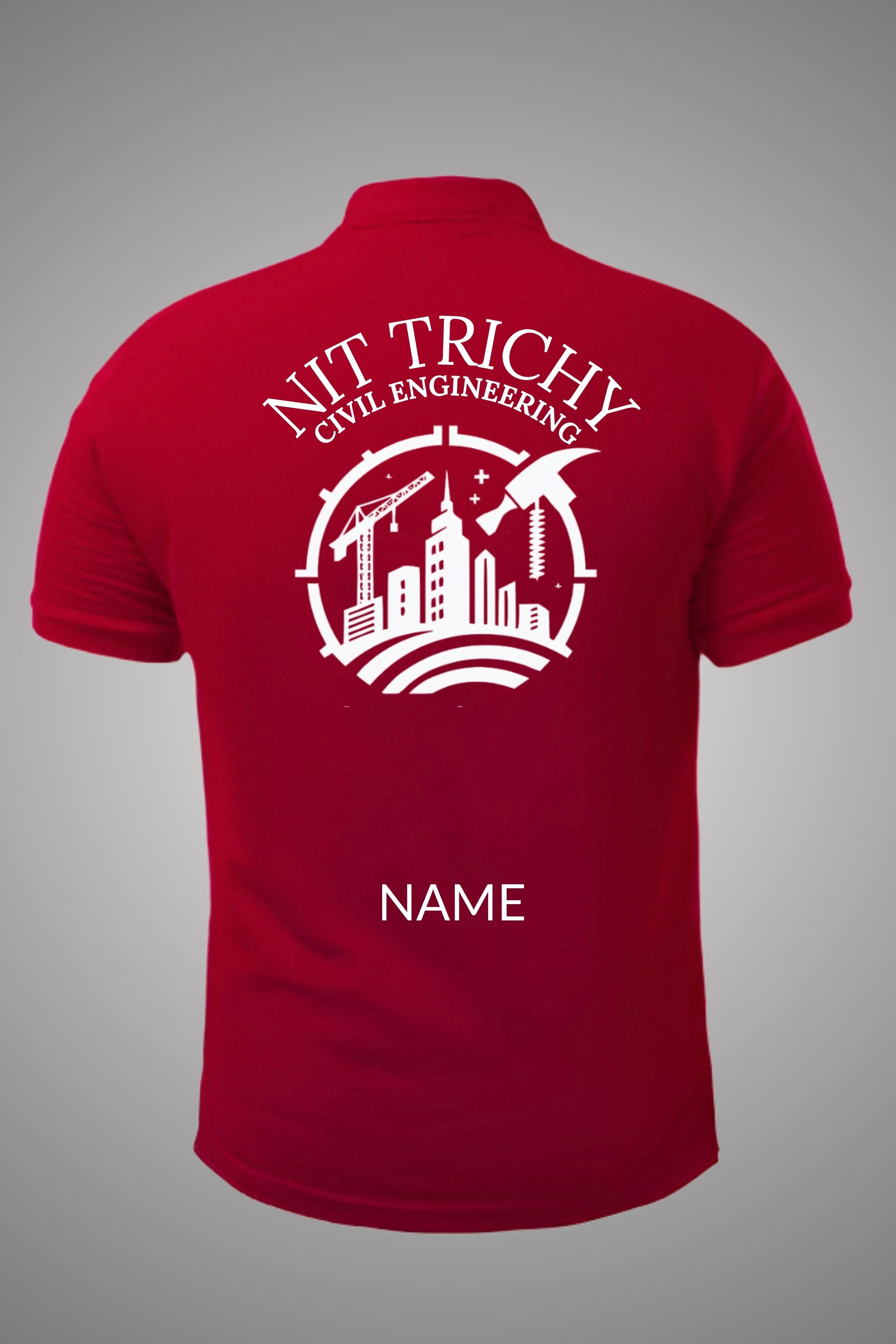 NIT Trichy Polo T-Shirt ( civil Engineering )