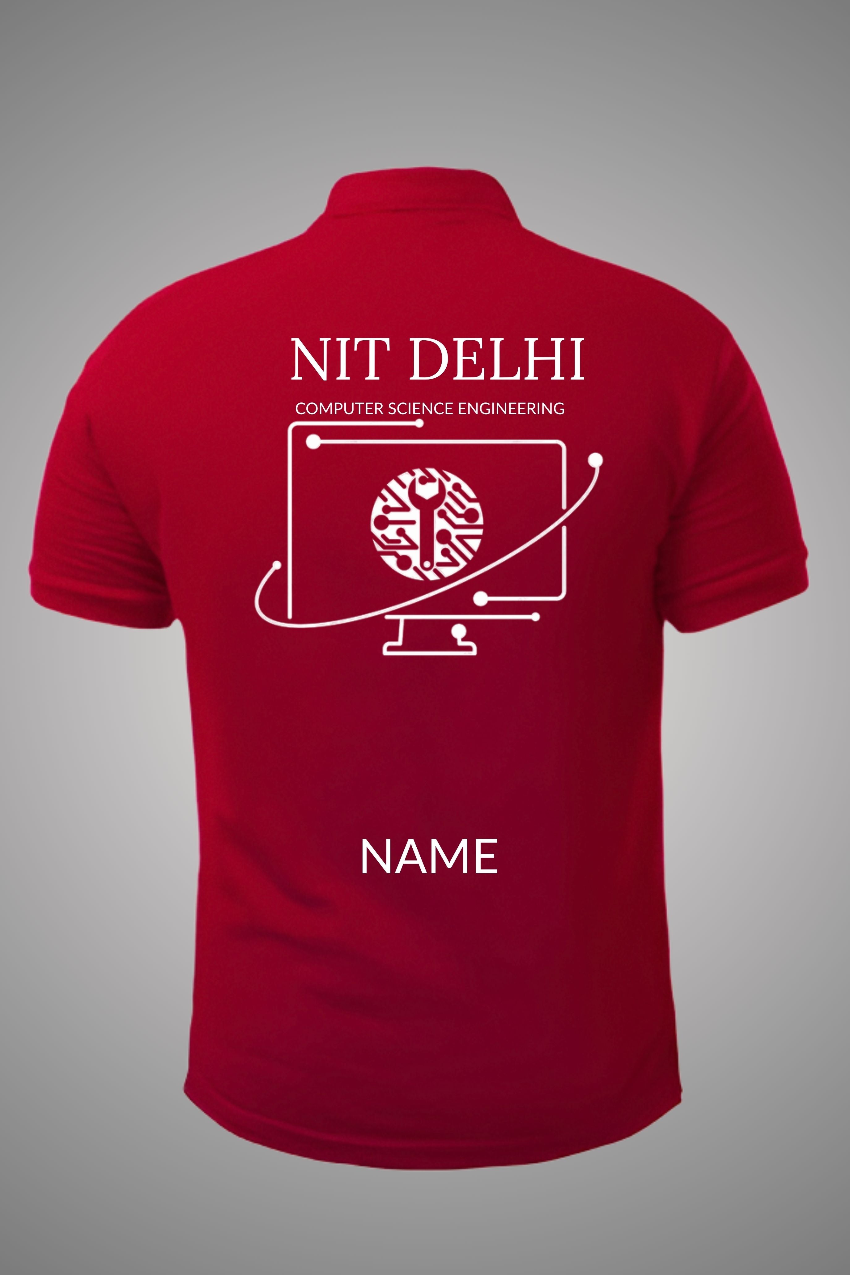 NIT Delhi Polo T-Shirt ( Computer Science Engineering )