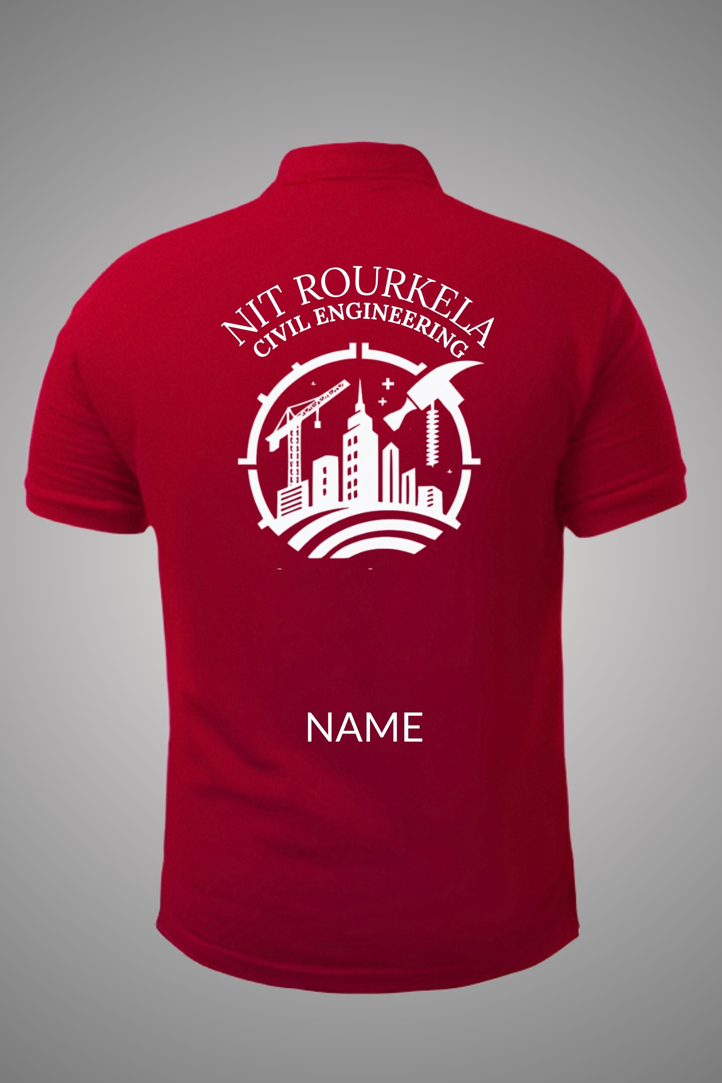 NIT Rourkela Polo T-Shirt ( Civil Engineering )