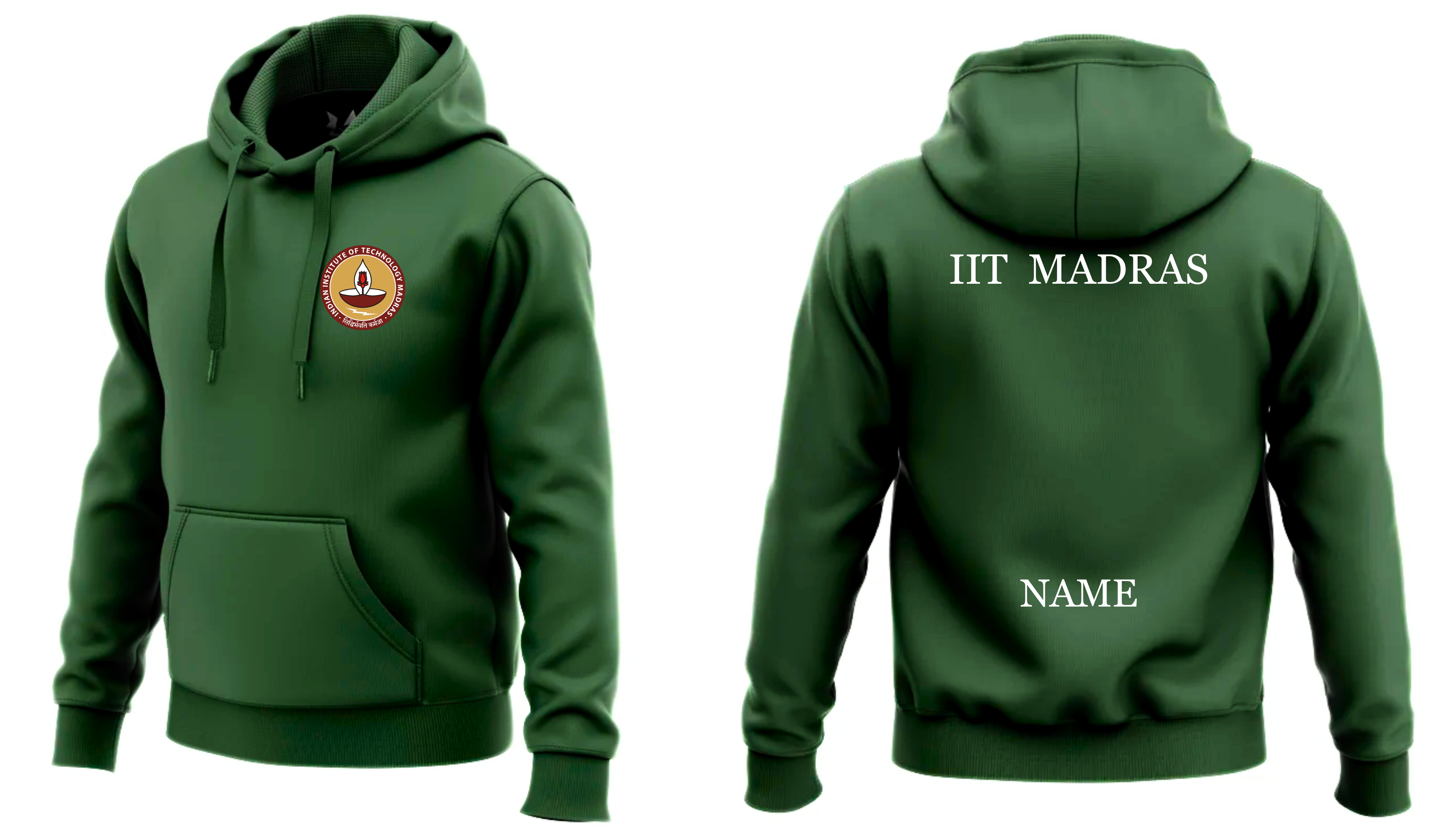 IIT MADRAS Hoodies Classic Design ( Ak Design )