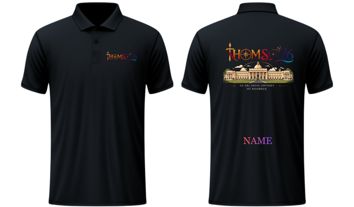 POLO TEES Design 1, THOMSO IIT Roorkee,