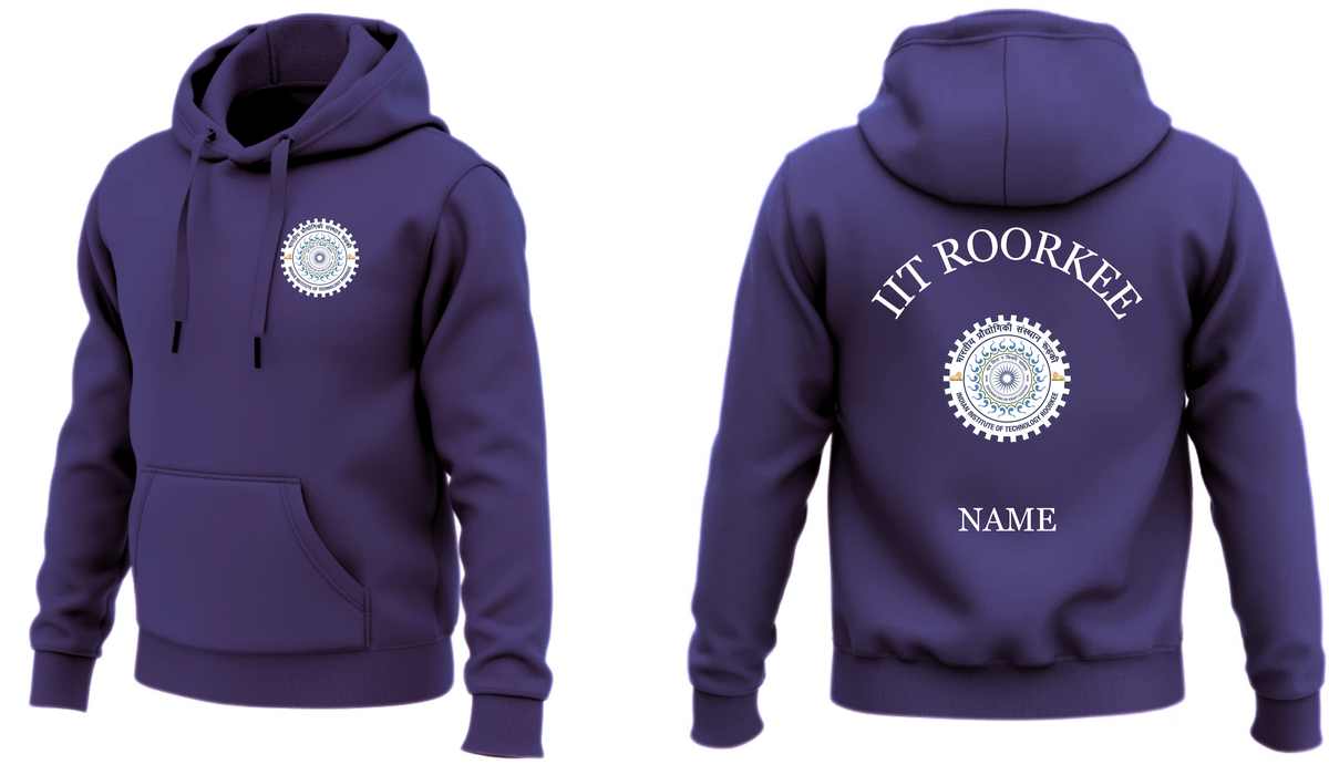 IIT ROORKEE Hoodies Classic Design 1 ( Ak Design )
