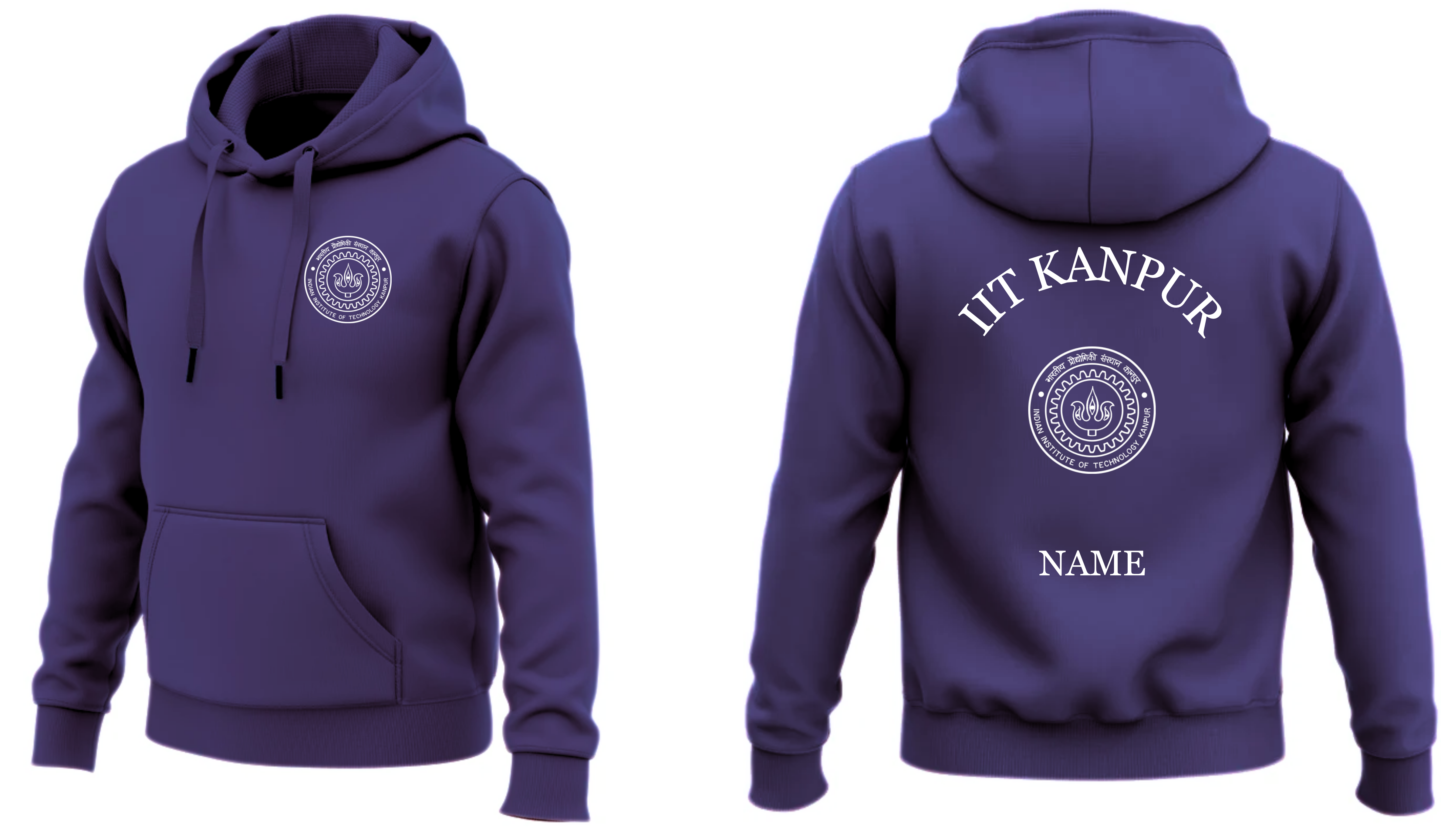 IIT KANPUR Hoodies Classic Design 1 ( Ak Design )