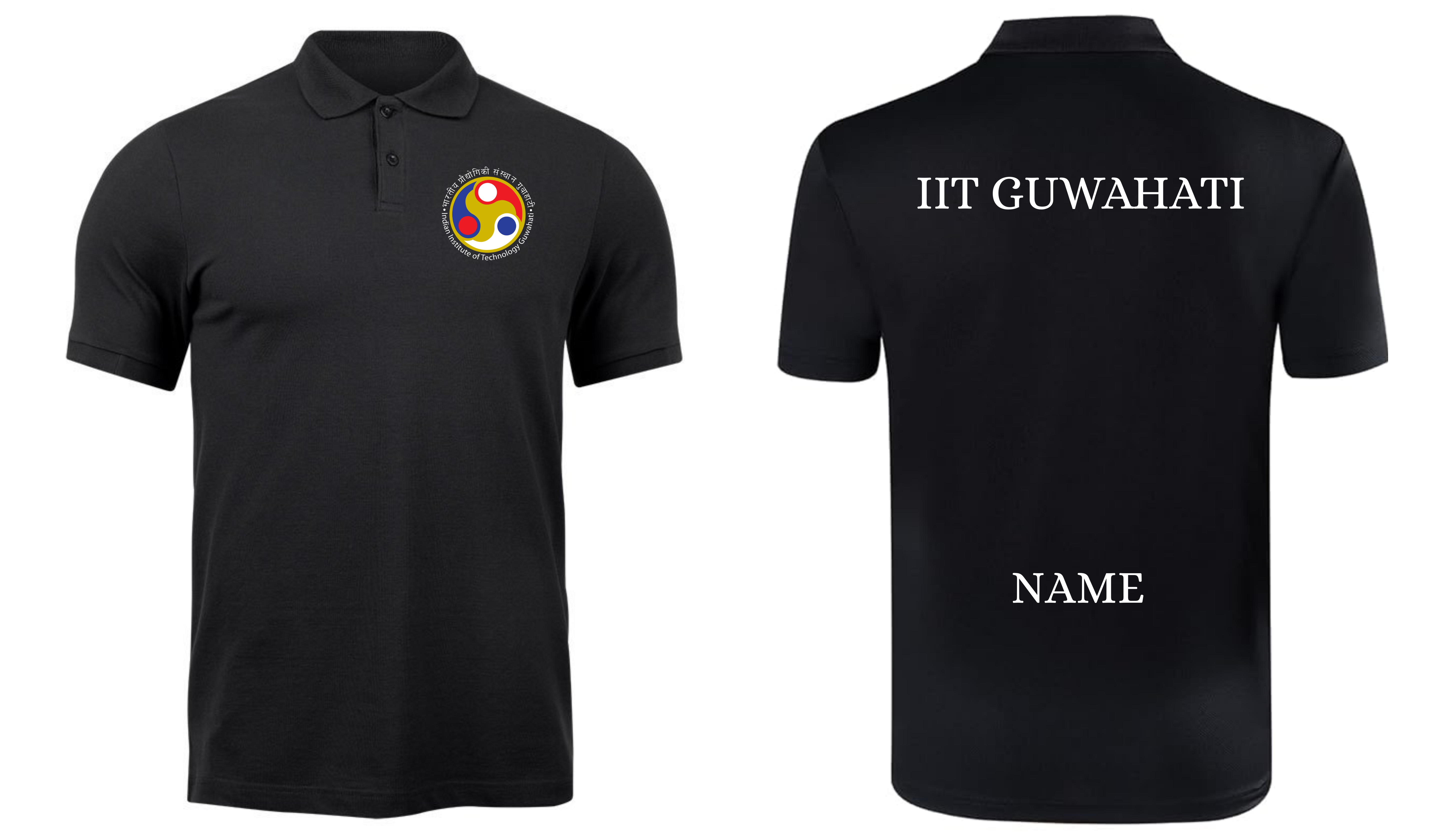 IIT GUWAHATI POLO T-SHIRT Classic Design (CAMPUSCART DESIGN )