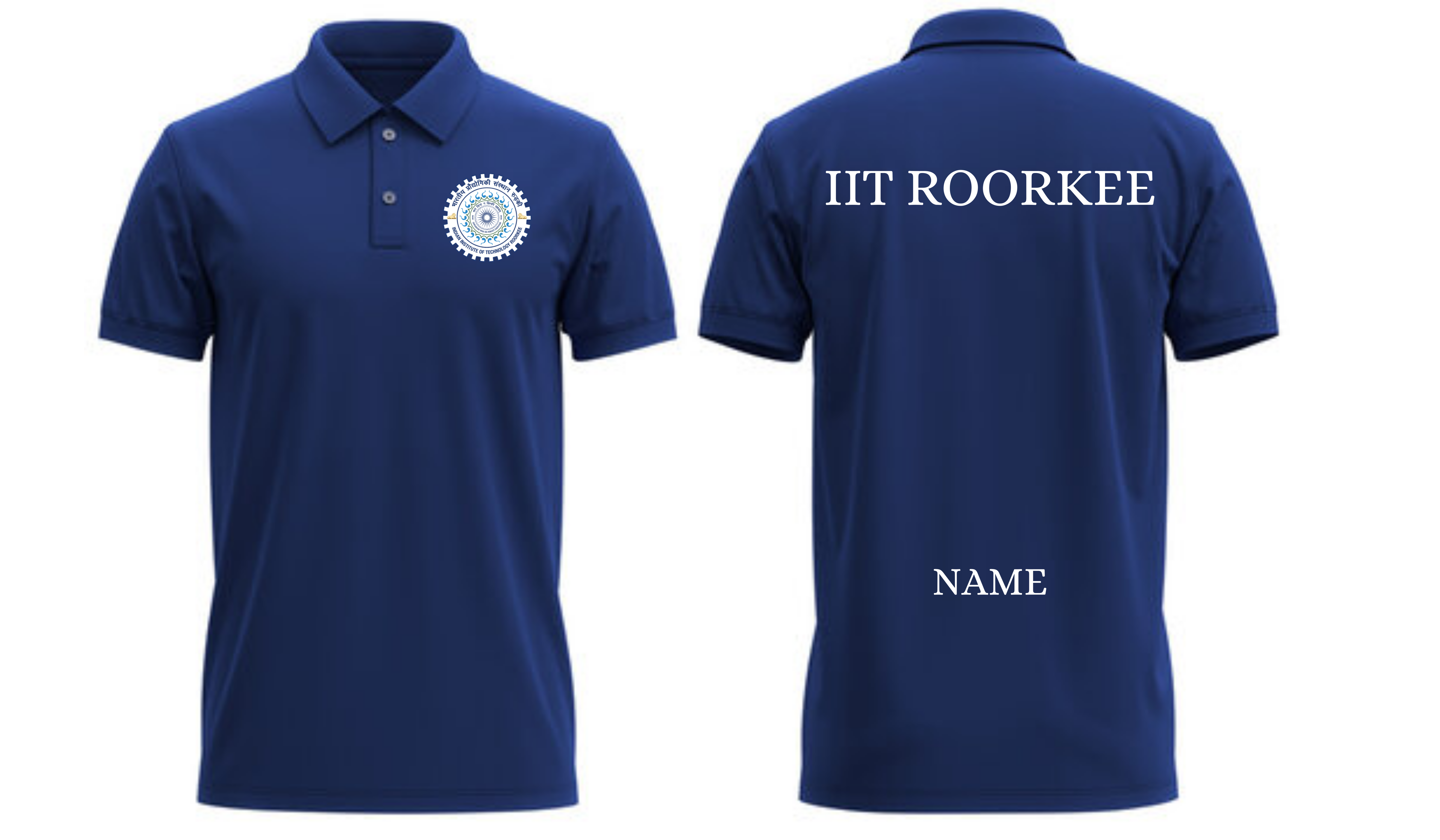 IIT Roorkee Polo T-SHIRT CLASSIC Design