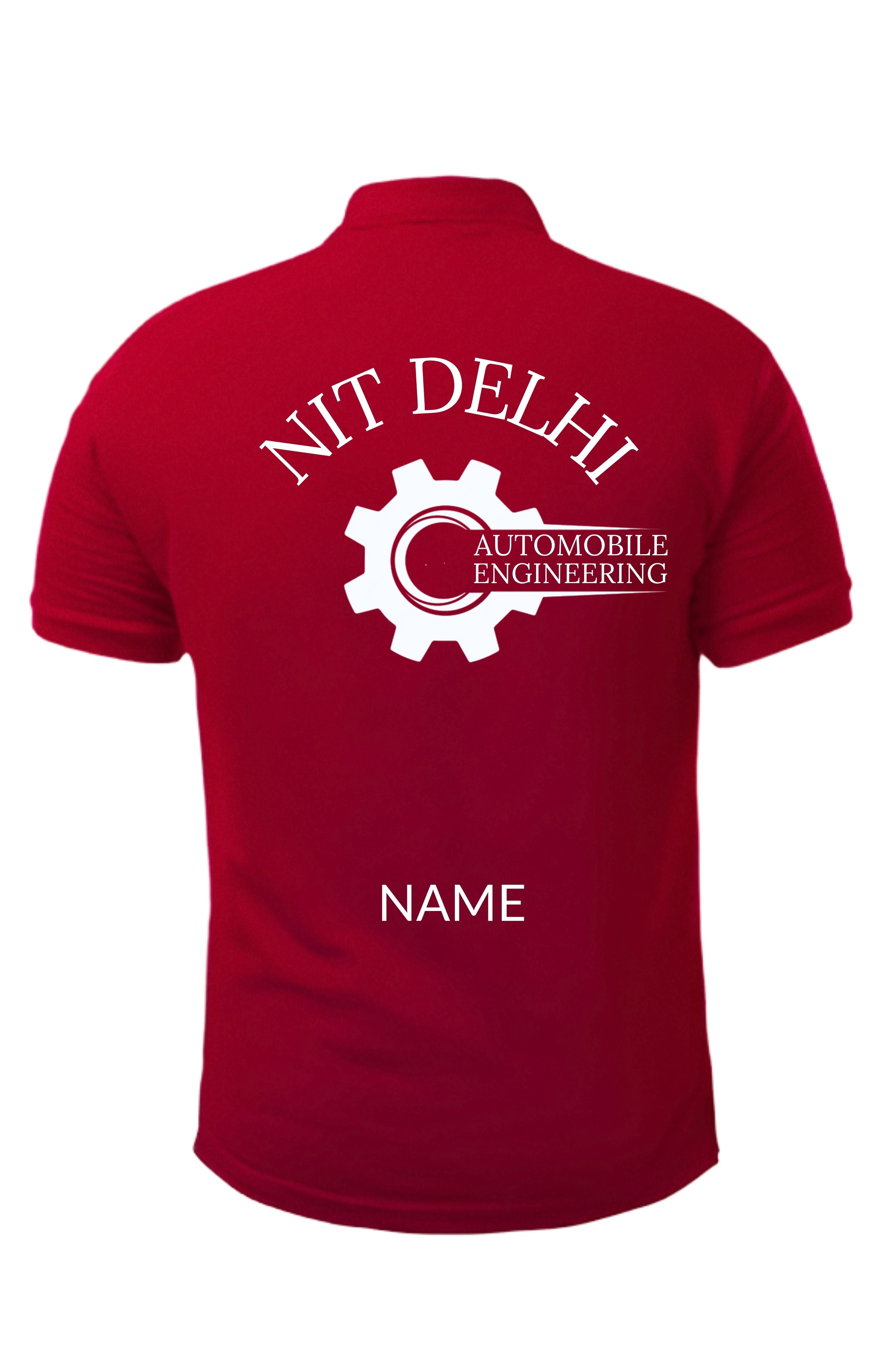 NIT Delhi Polo T-Shirt ( Automobile Engineering )
