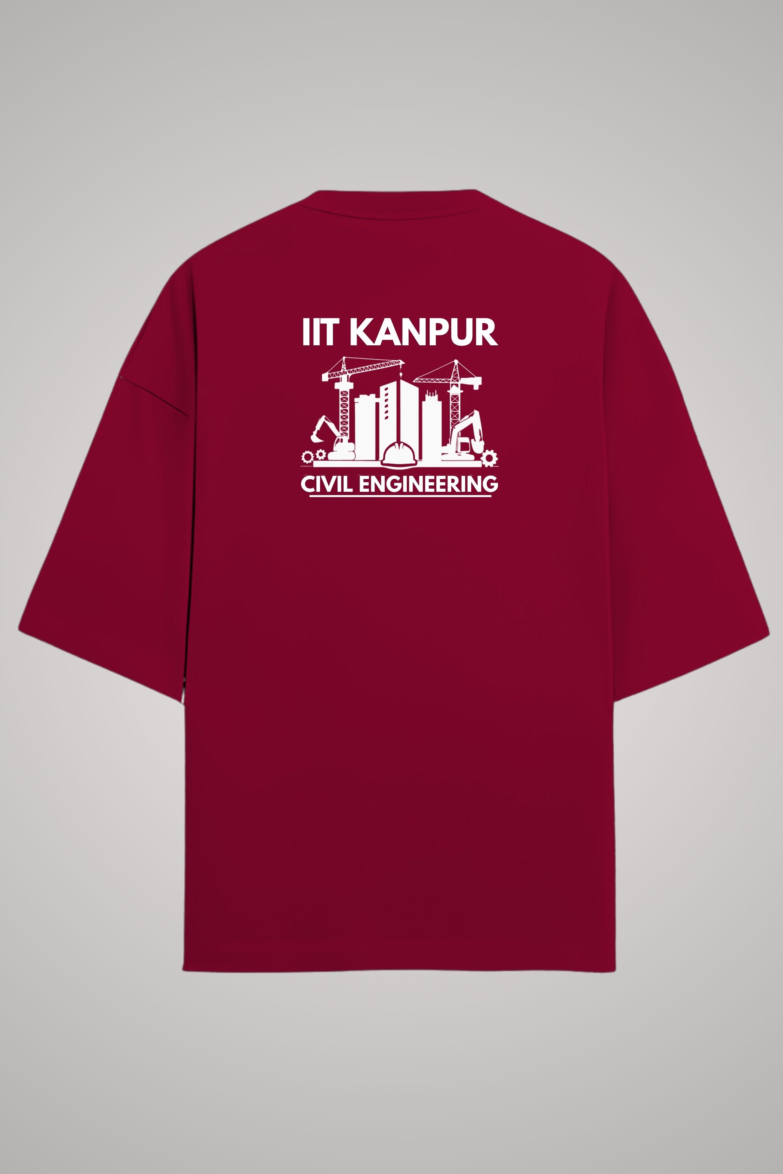 IIT kanpur Oversized T-Shirt (Civil Engineering)