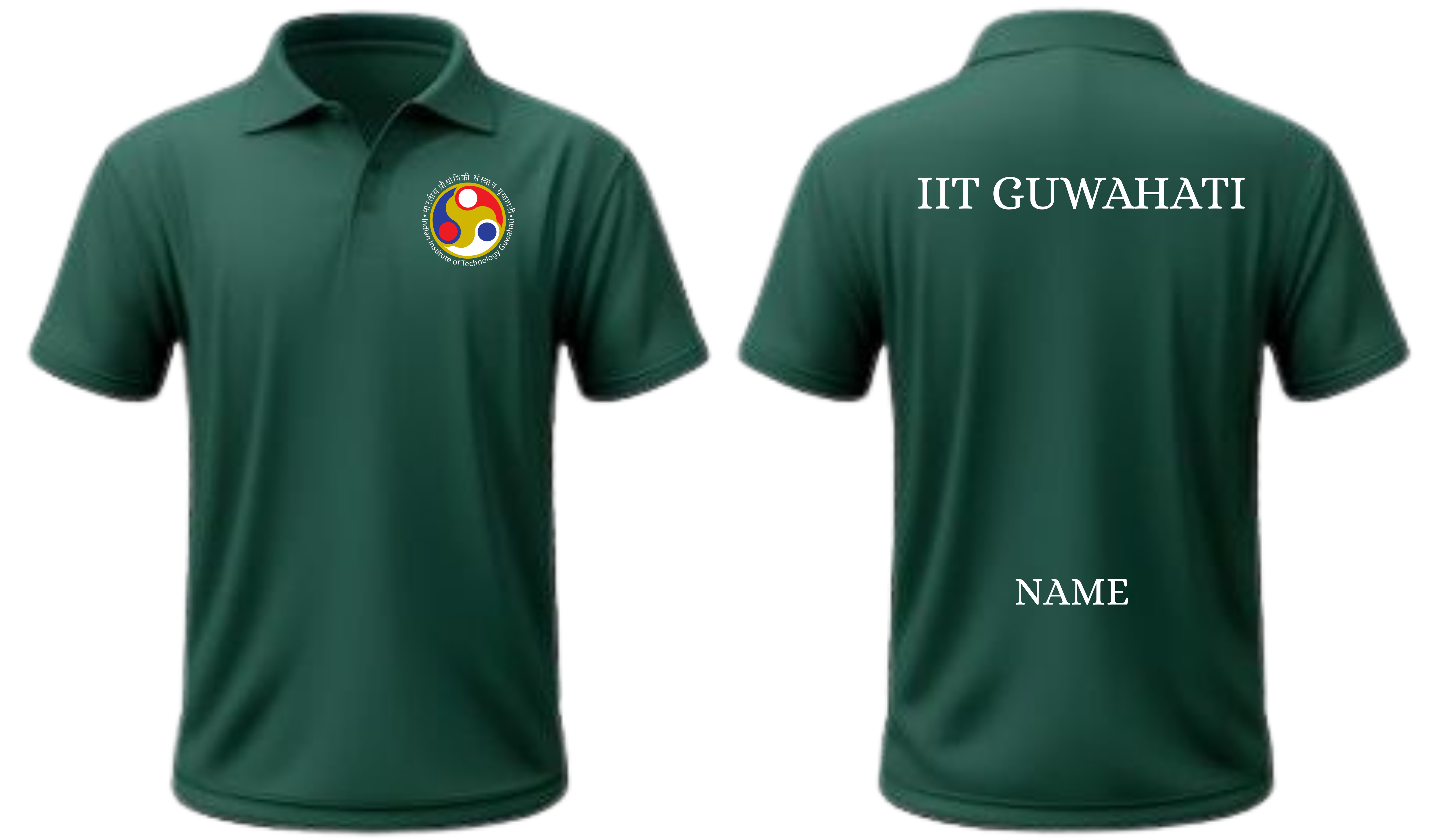 IIT GUWAHATI POLO T-SHIRT Classic Design (CAMPUSCART DESIGN )