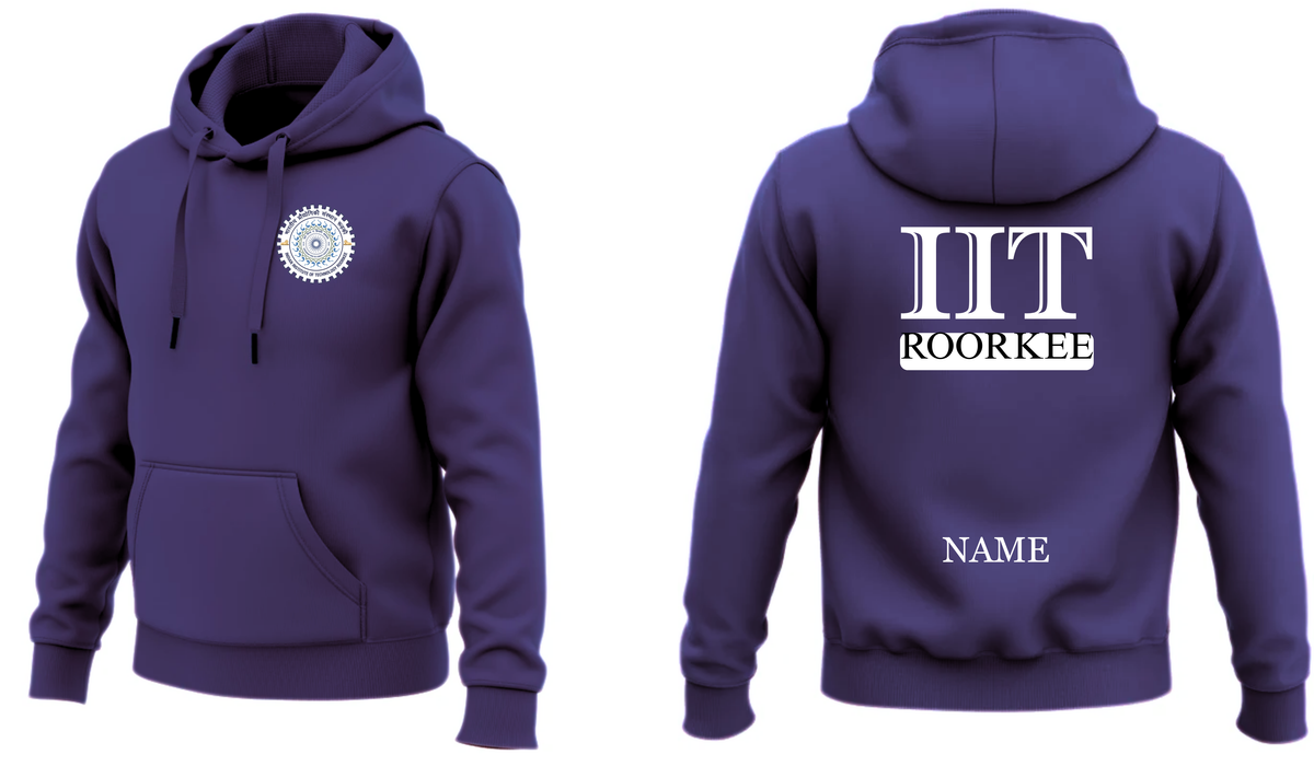IIT ROORKEE Hoodies Classic Design 3 ( Ak Design )