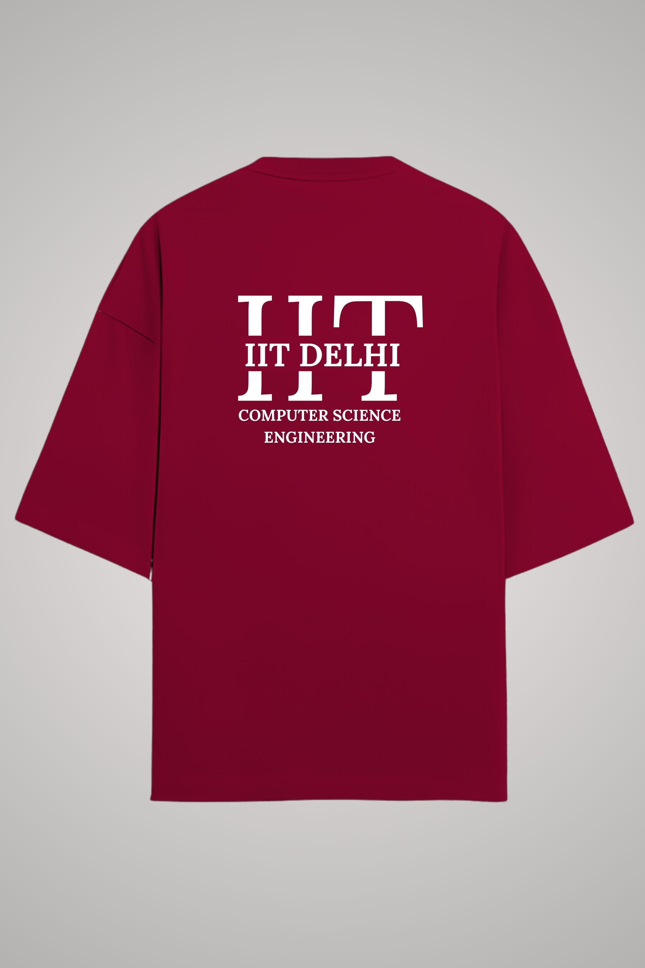 IIT Delhi Oversized T-Shirt (Computer Science Engineering)