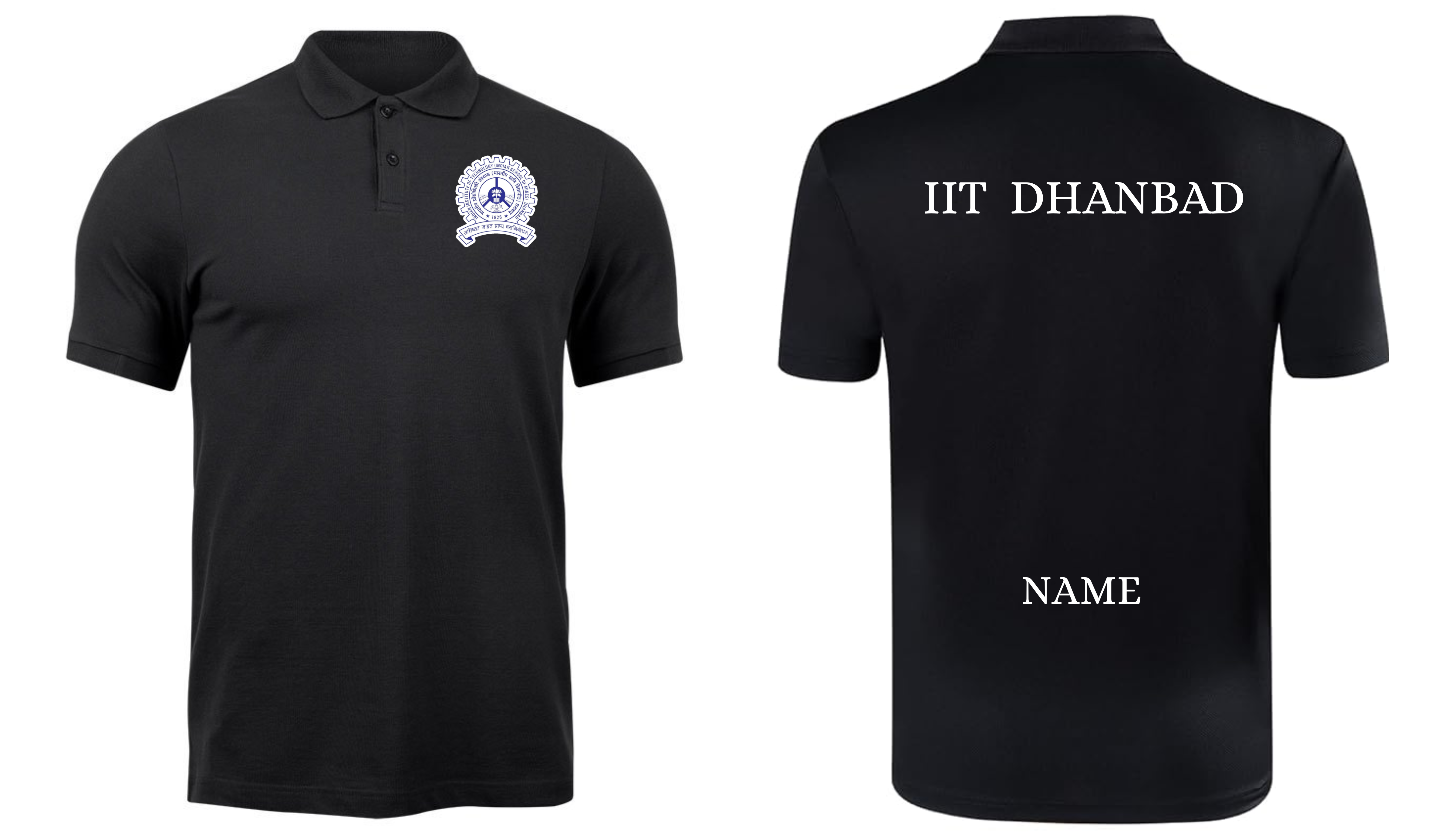 IIT Dhanbad POLO T-SHIRT Classic Design ( Ak design )