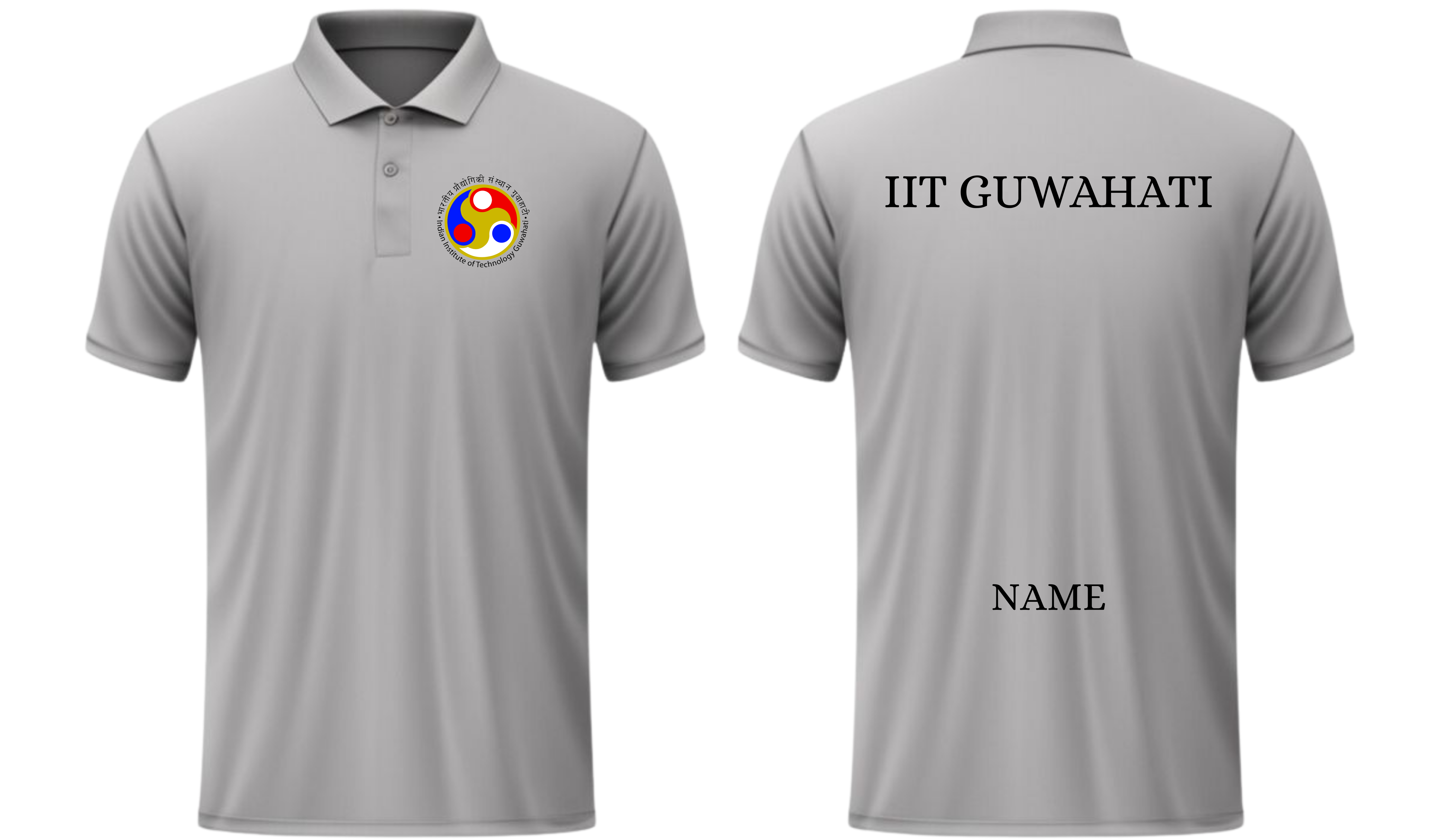 IIT GUWAHATI POLO T-SHIRT Classic Design (CAMPUSCART DESIGN )