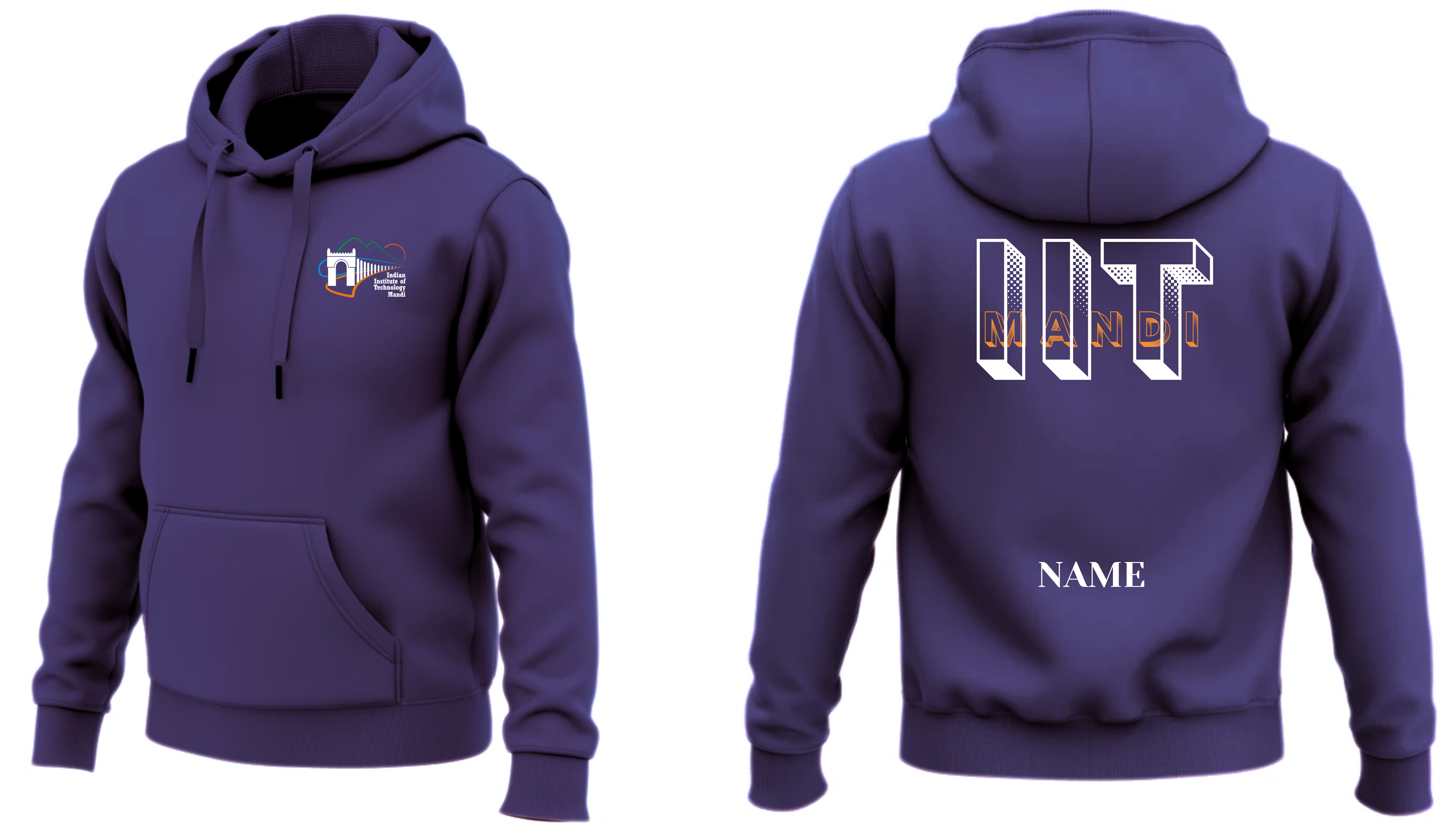 IIT MANDI Hoodies Classic Design 4 ( Ak Design )