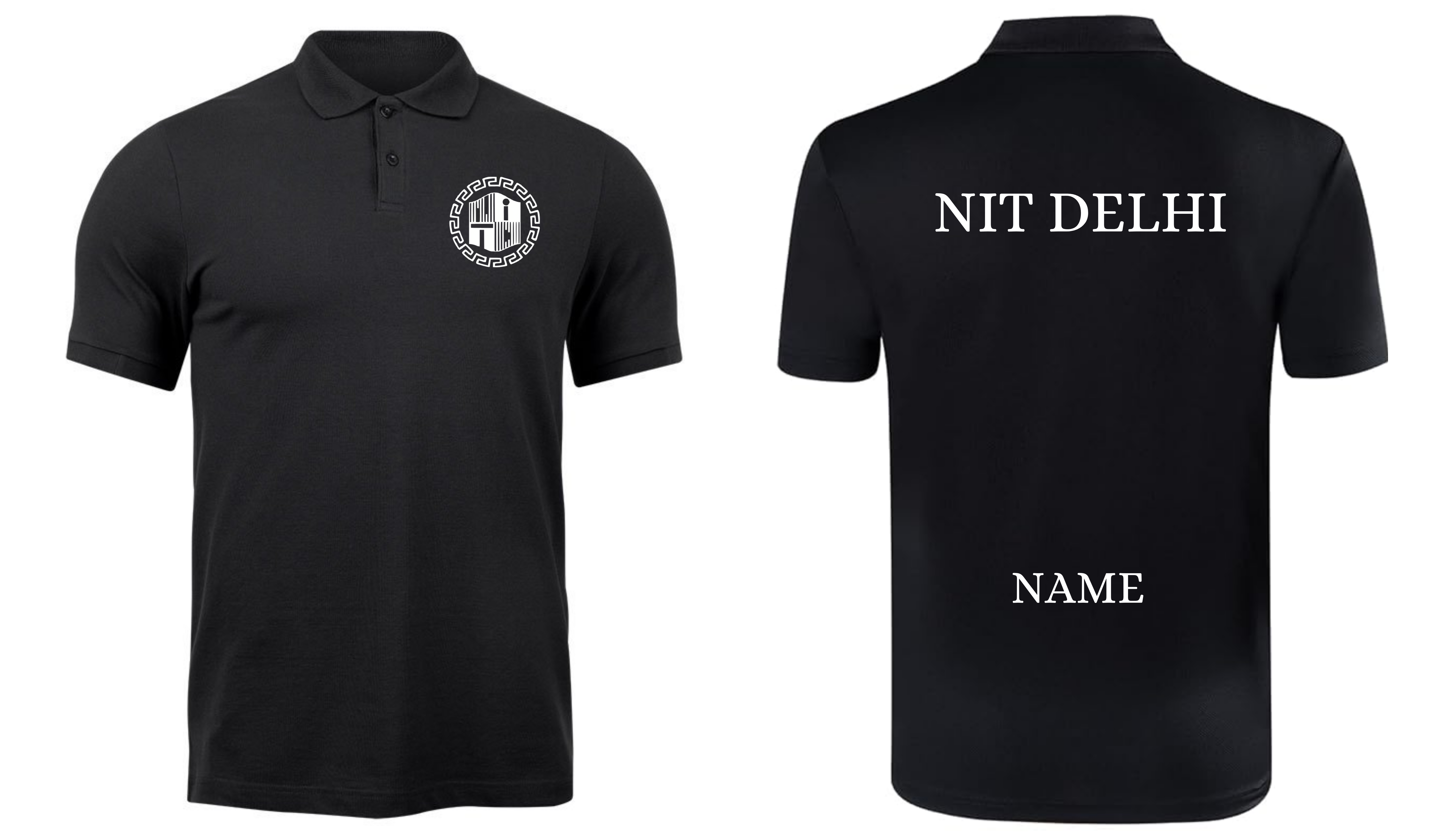 NIT DELHI POLO T-SHIRT Classic Design ( Ak design )