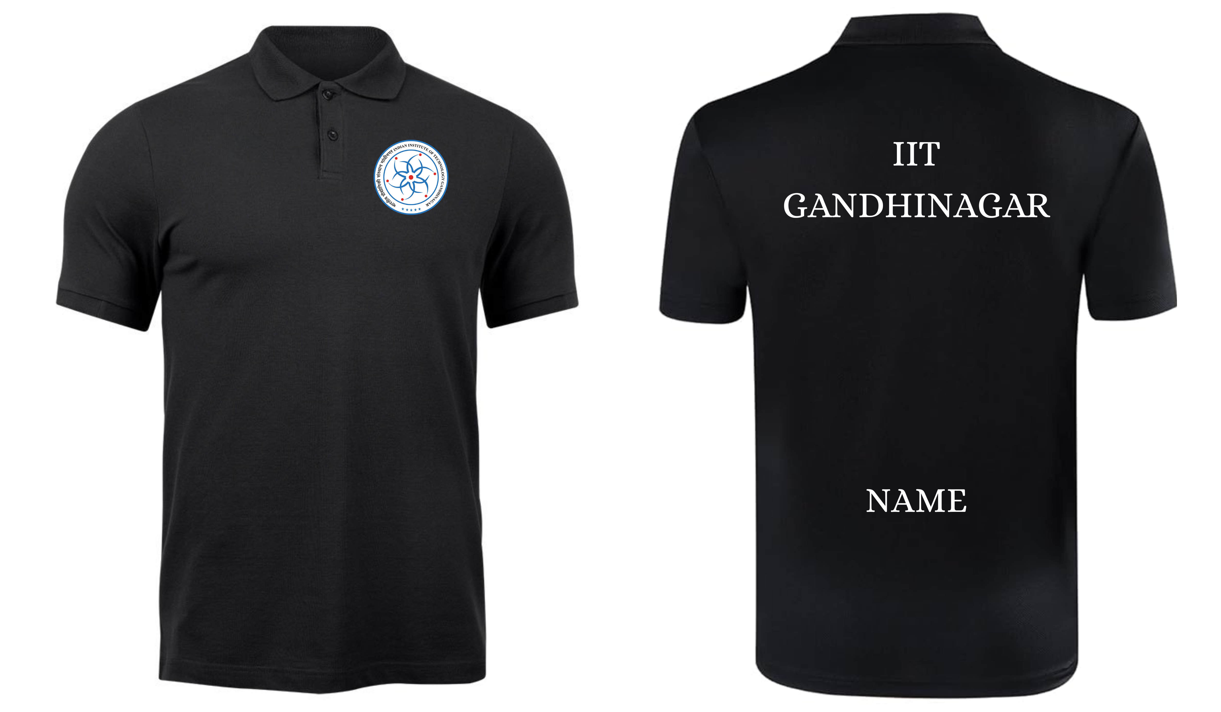 IIT Gandhinagar POLO T-SHIRT Classic Design ( Ak design )