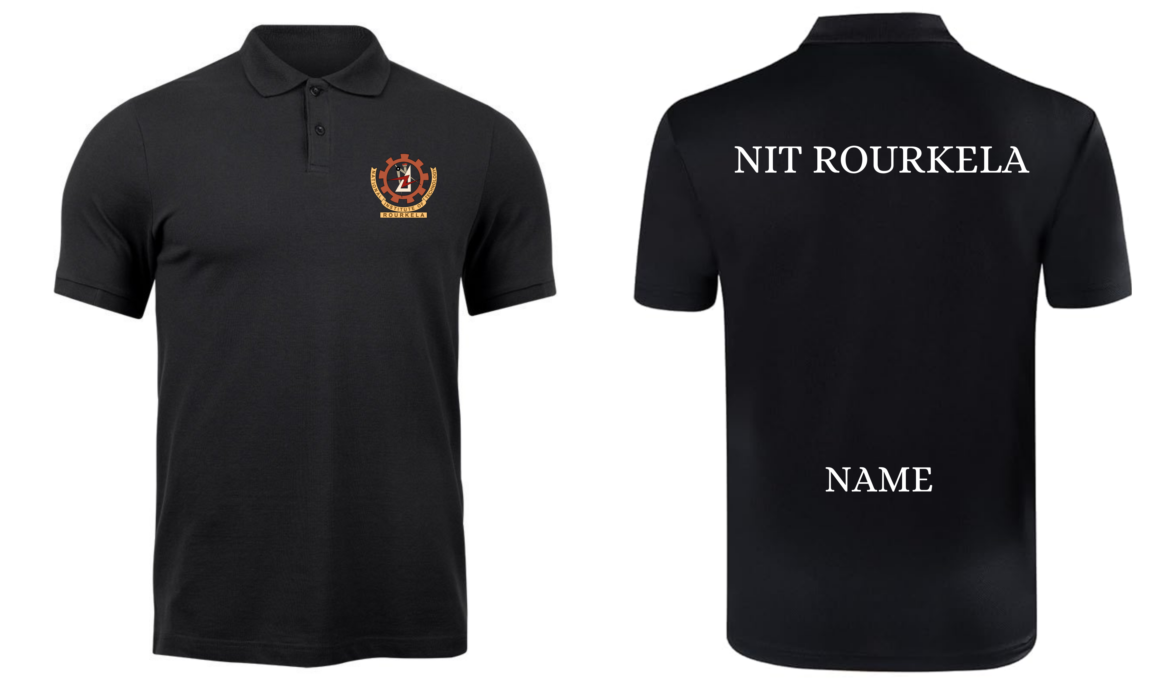 NIT ROURKELA POLO T-SHIRT Classic Design ( Ak design )