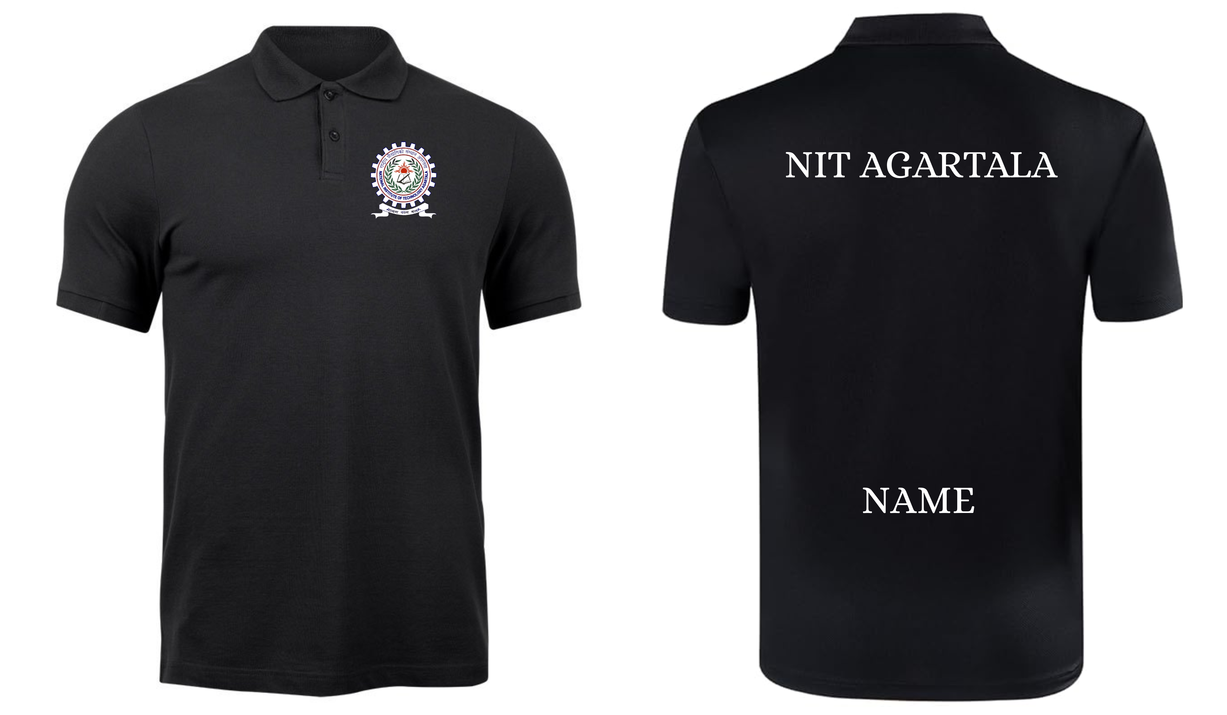 NIT Agartala POLO T-SHIRT Classic Design ( Ak design )