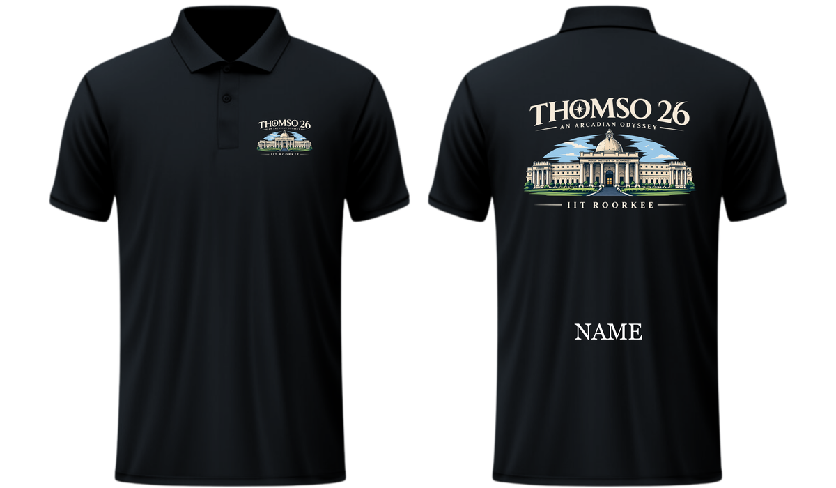 POLO TEES Design 4, THOMSO IIT Roorkee,