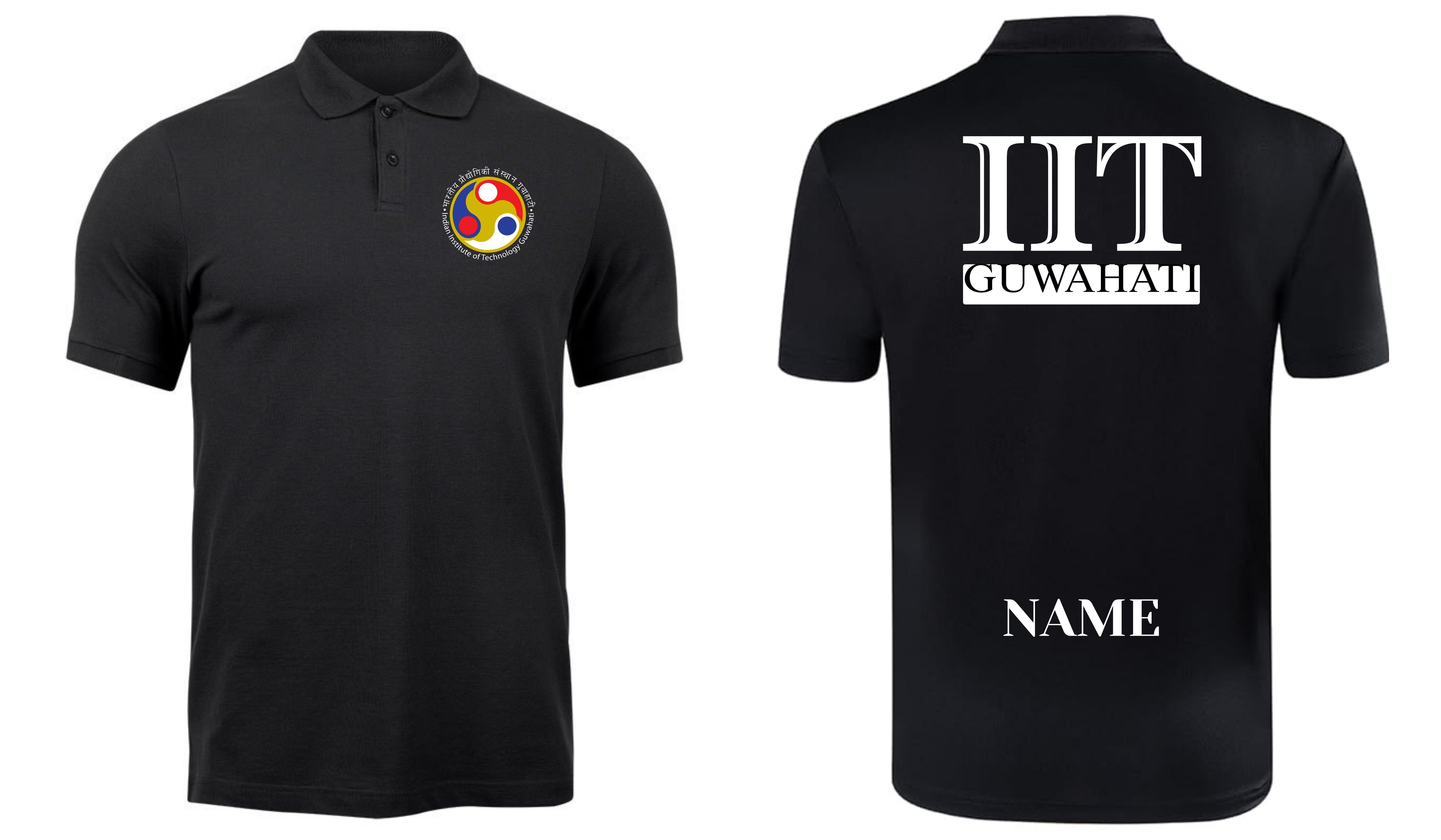 IIT GUWAHATI POLO T-SHIRT ITC Century Handtooled DESIGN (CAMPUSCART DESIGN )