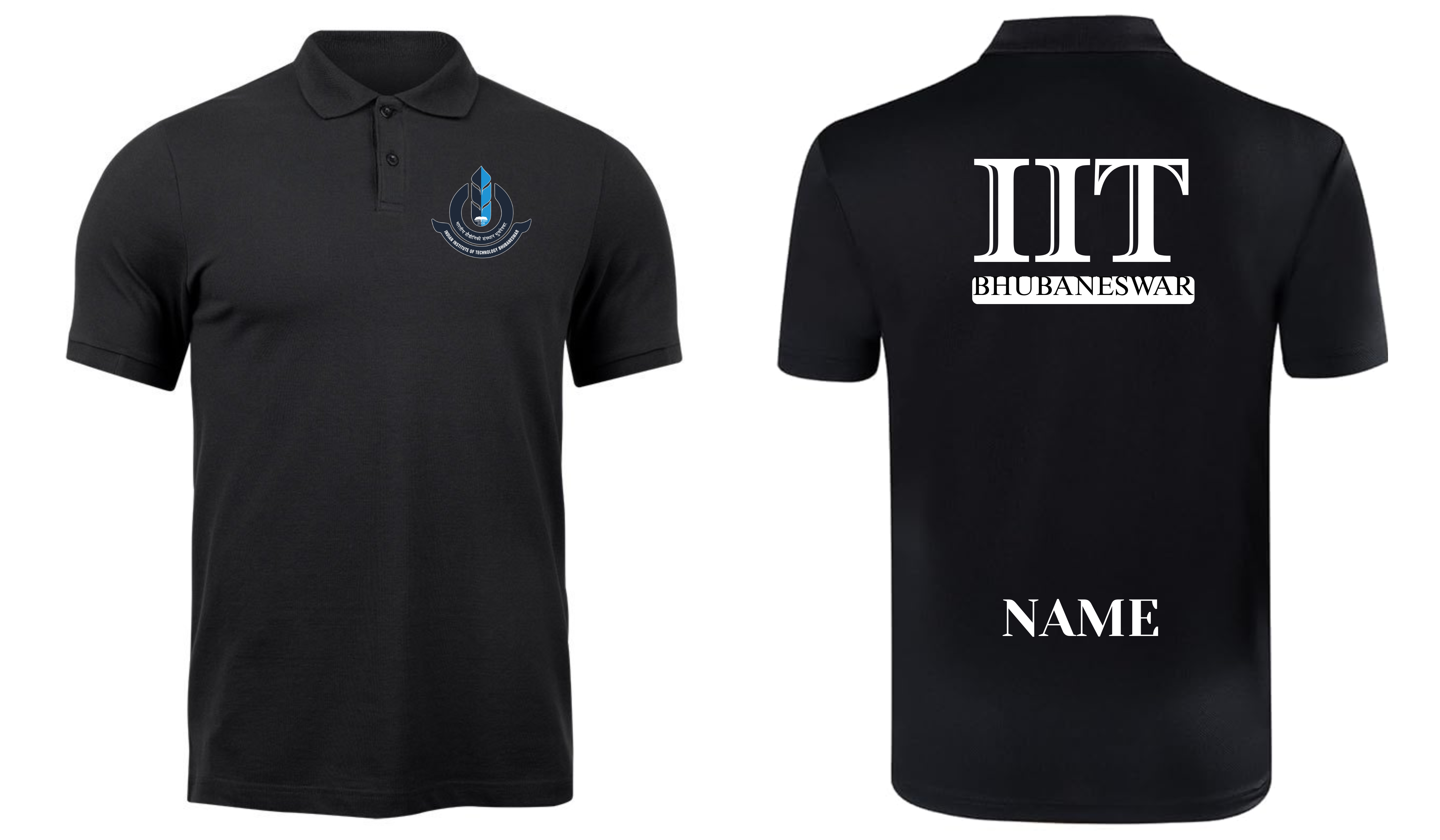 IIT Bhubaneswar POLO T-SHIRT ITC Century Handtooled Design ( Ak design )