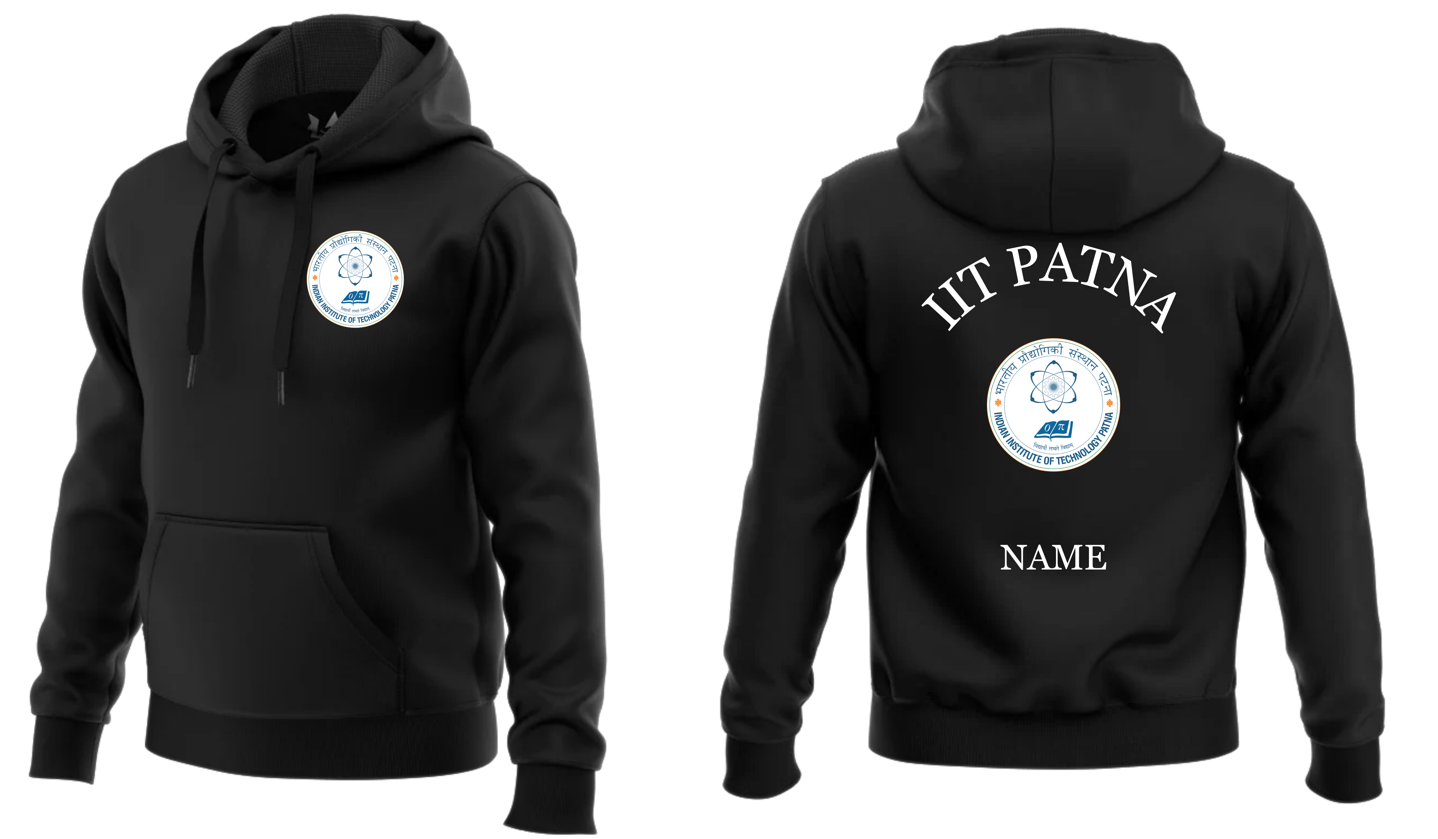 IIT PATNA Hoodies Classic Design 1 ( Ak Design )