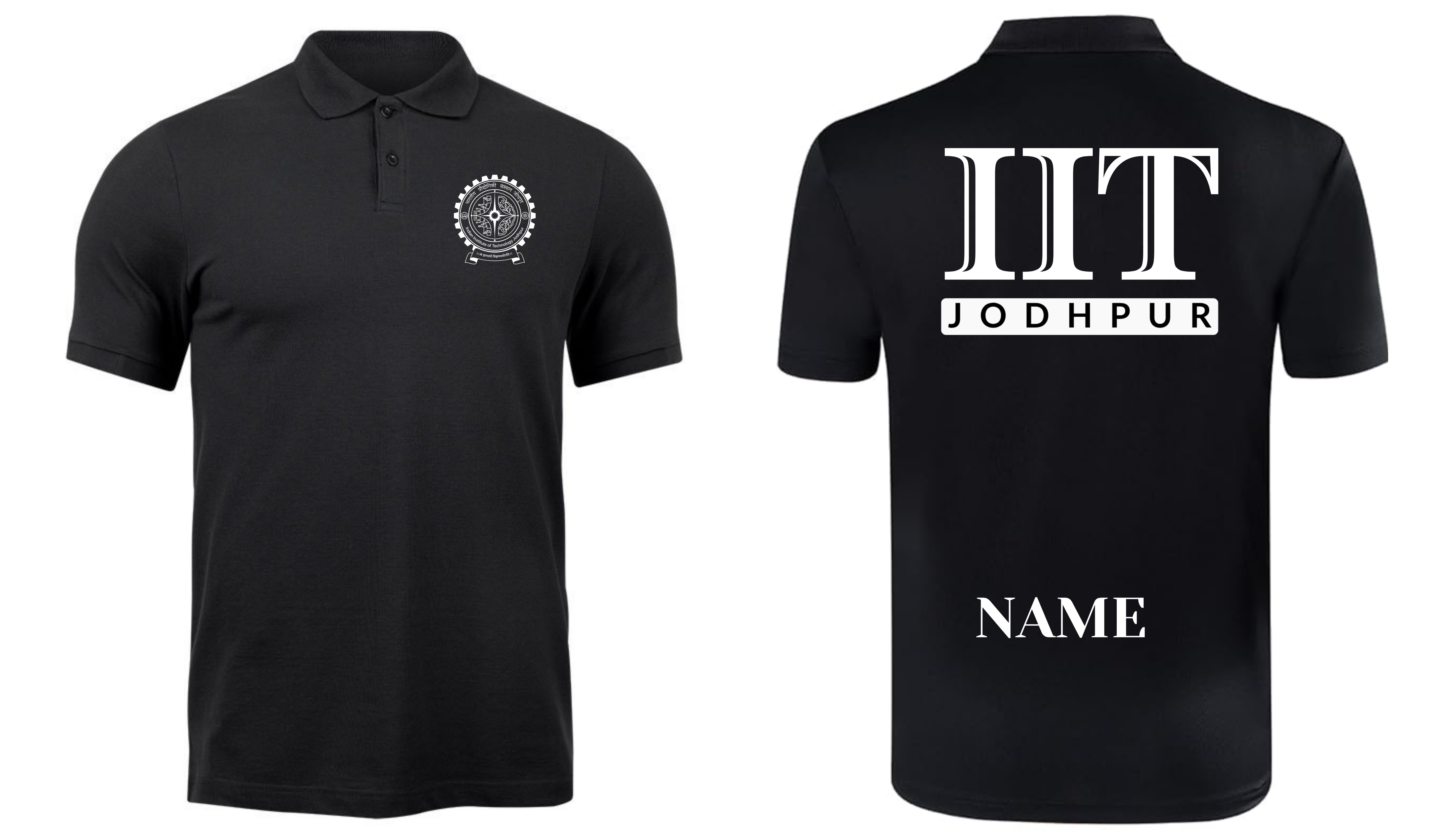 IIT JODHPUR POLO T-SHIRT ITC Century Handtooled Design