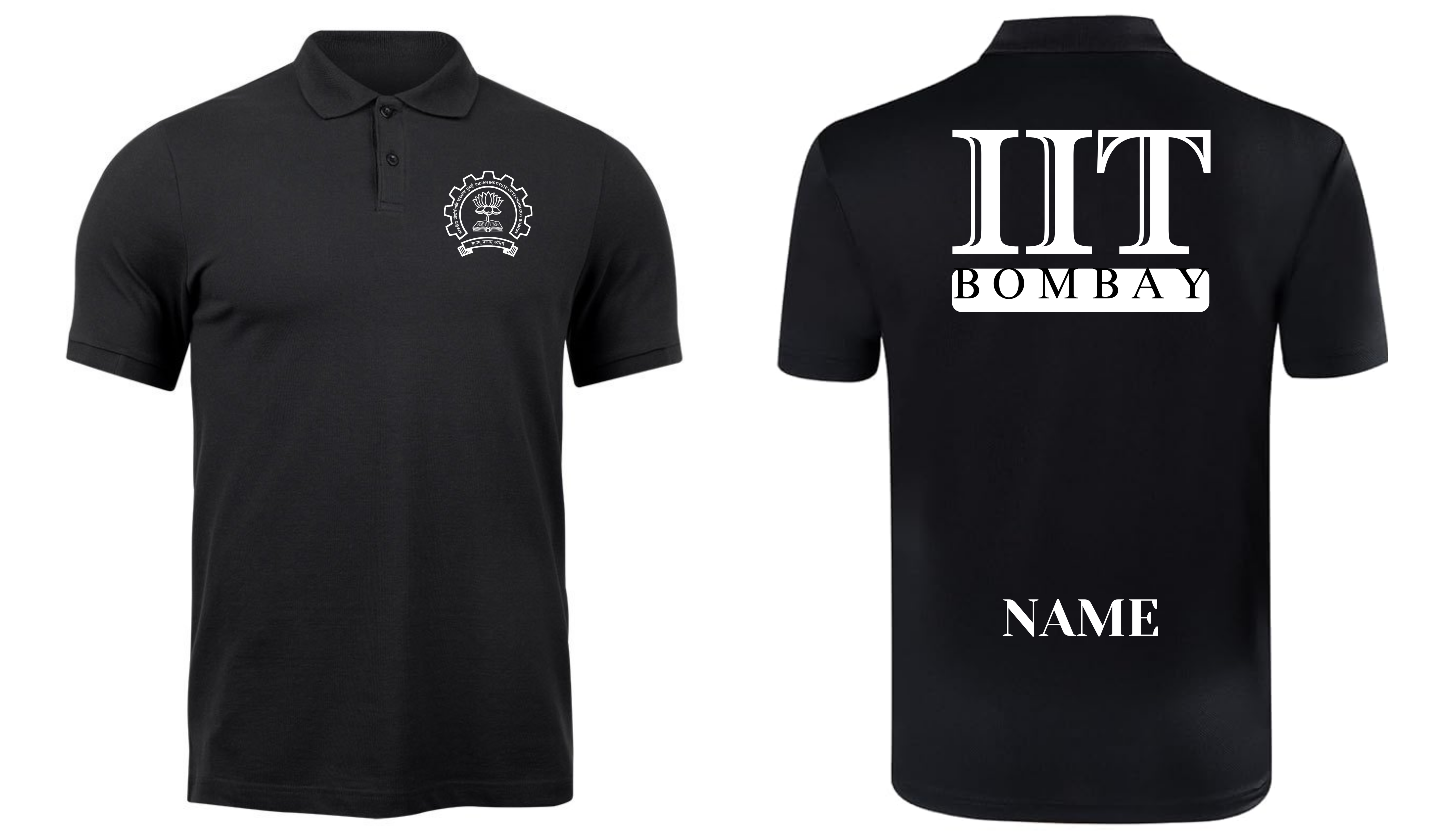 IIT BOMBAY POLO T-SHIRT ITC Century Handtooled design