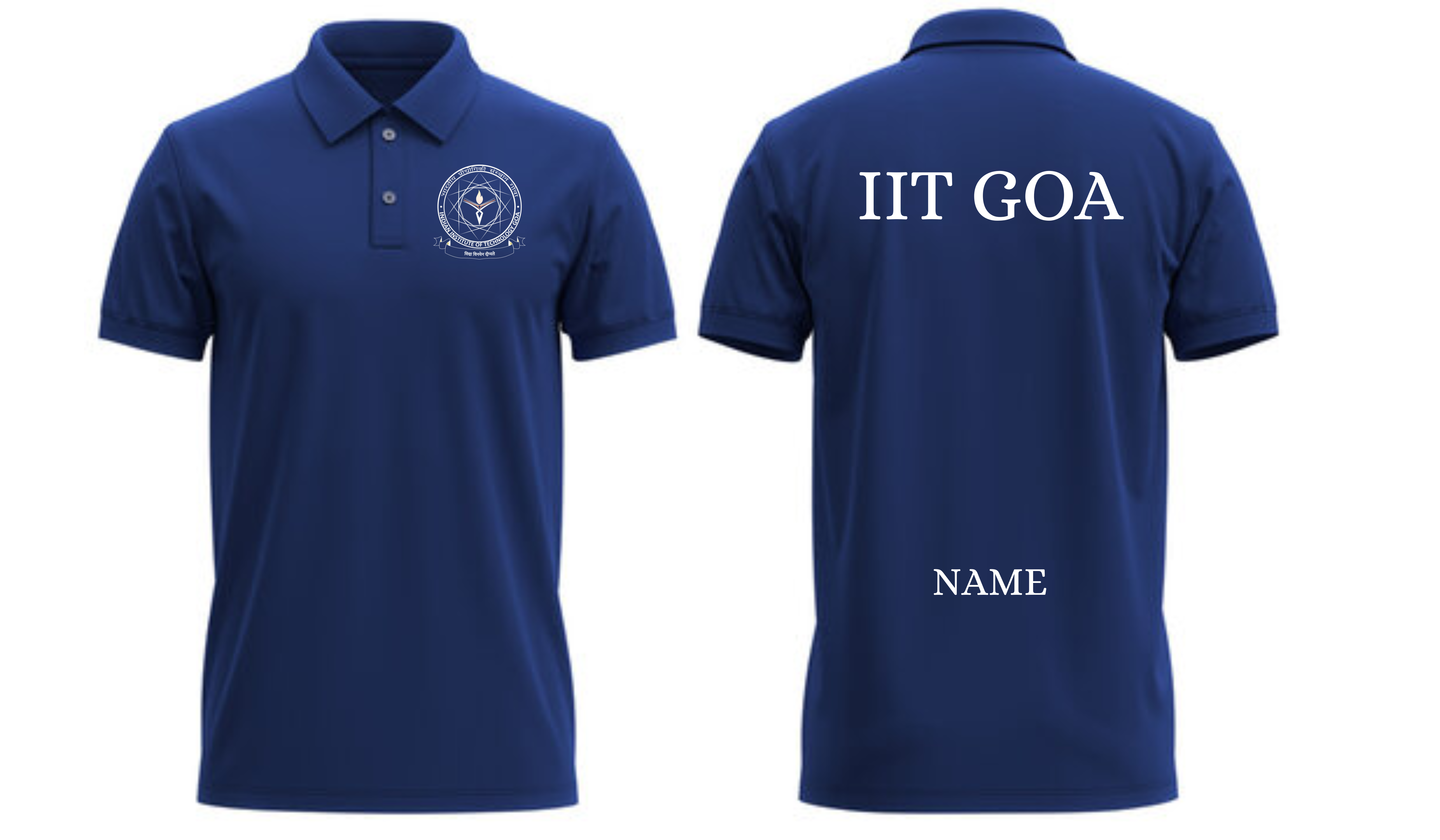 IIT GOA POLO T-SHIRT Classic Design ( Ak design )