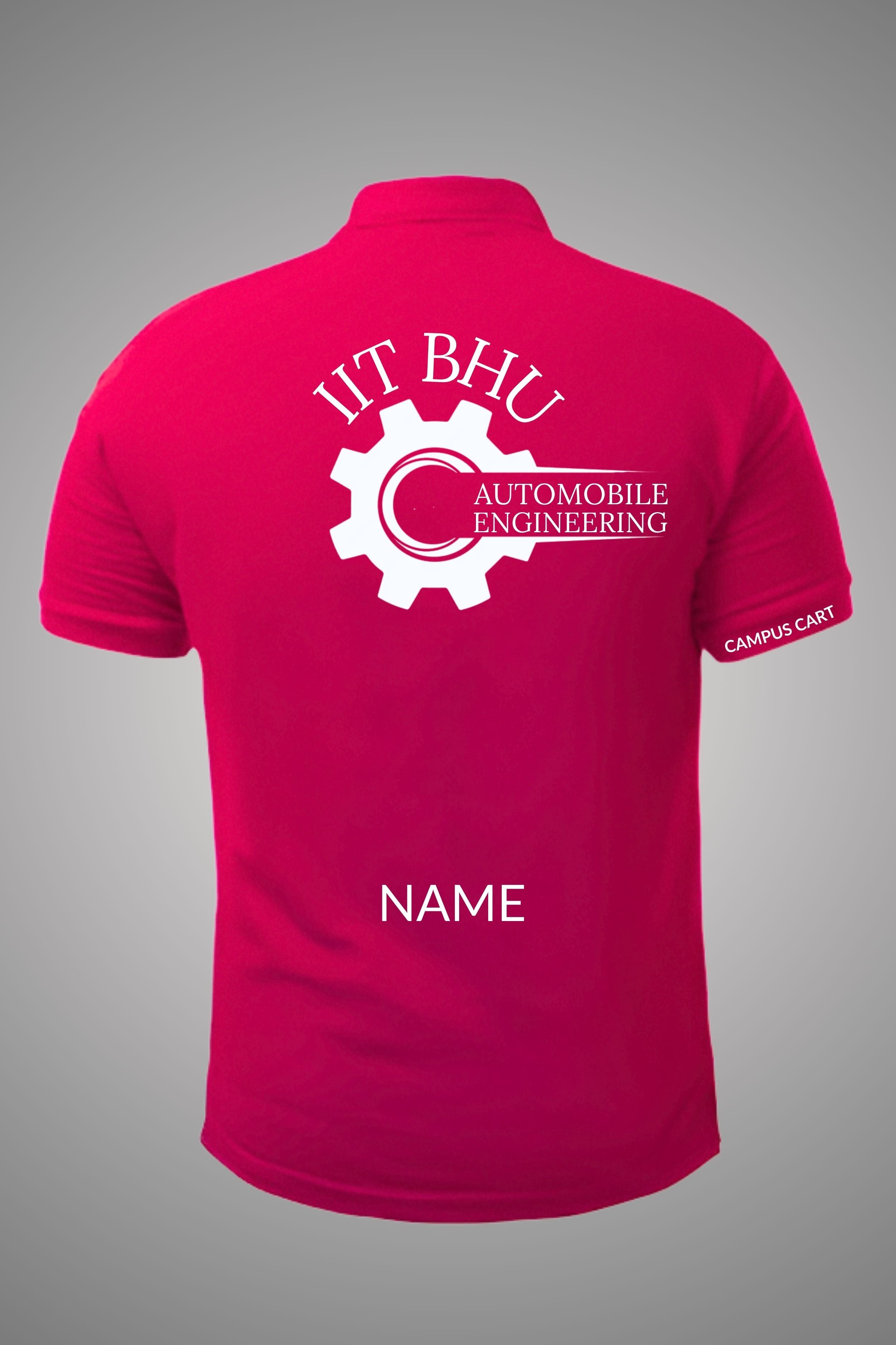 IIT BHU Polo T-Shirt (Automobile Engineering)