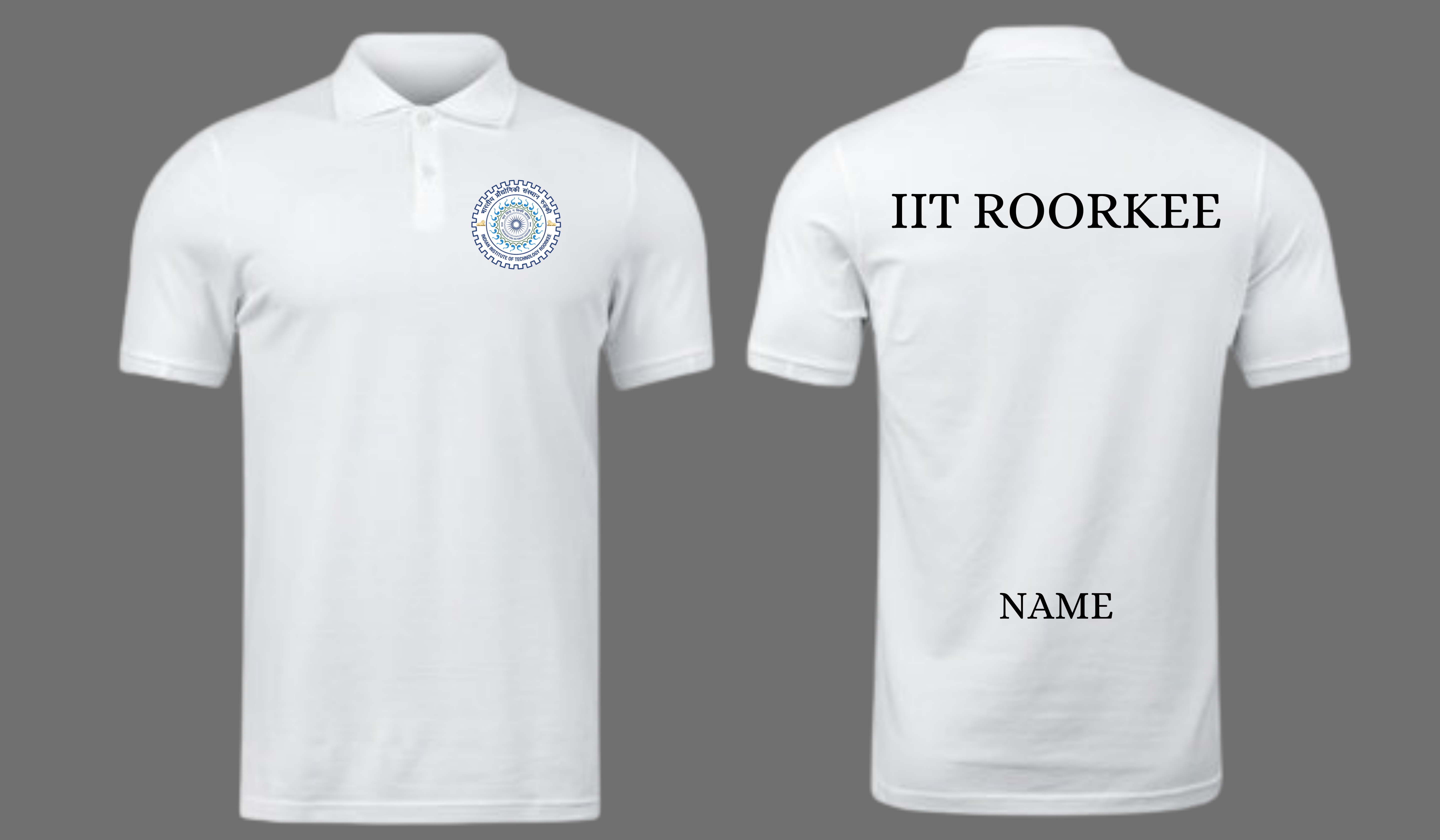 IIT Roorkee Polo T-SHIRT CLASSIC Design