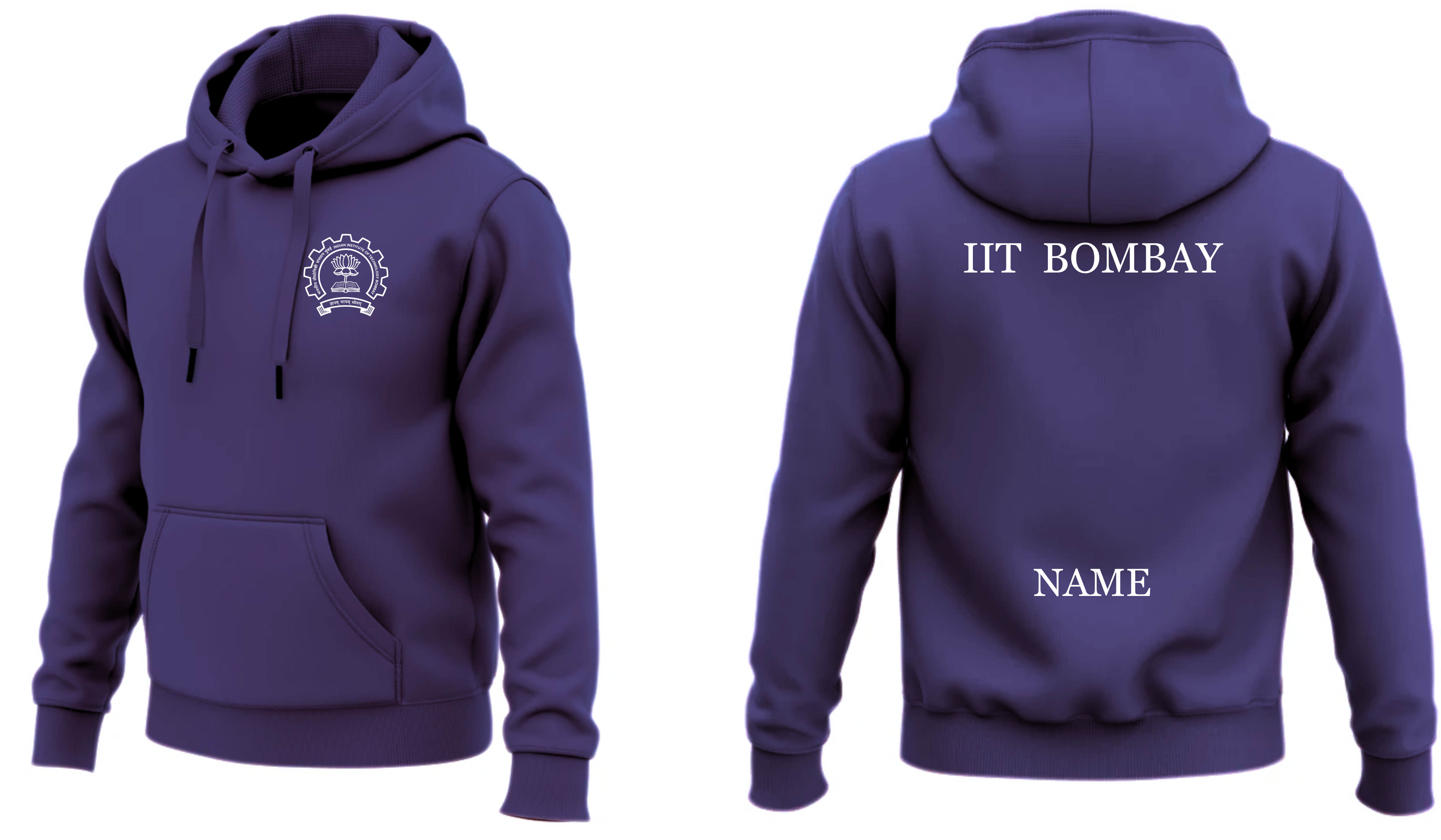 IIT BOMBAY Hoodies Classic Design ( Ak Design )