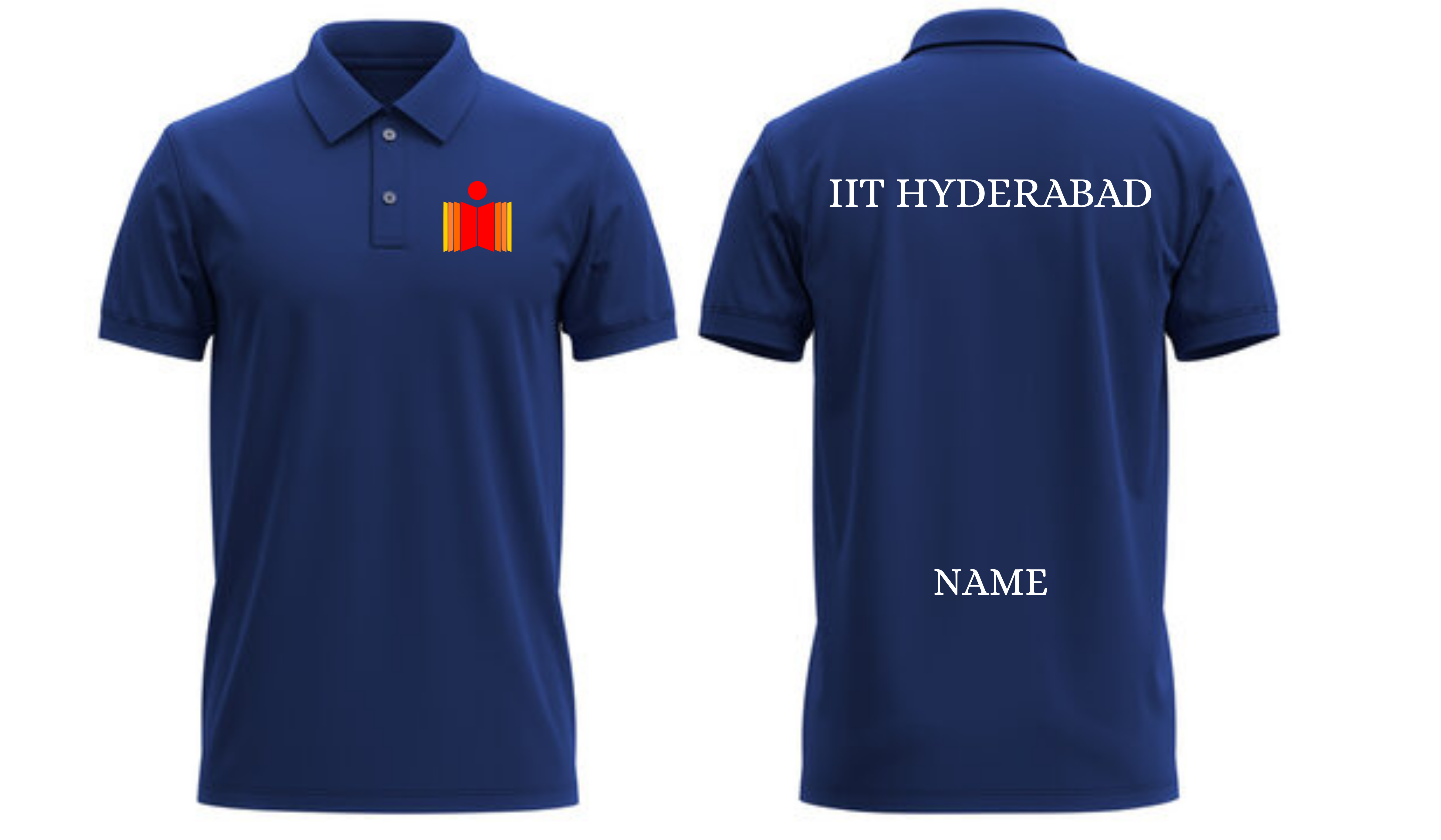 IIT HYDERABAD POLO T-SHIRT Classic Design ( Ak design )