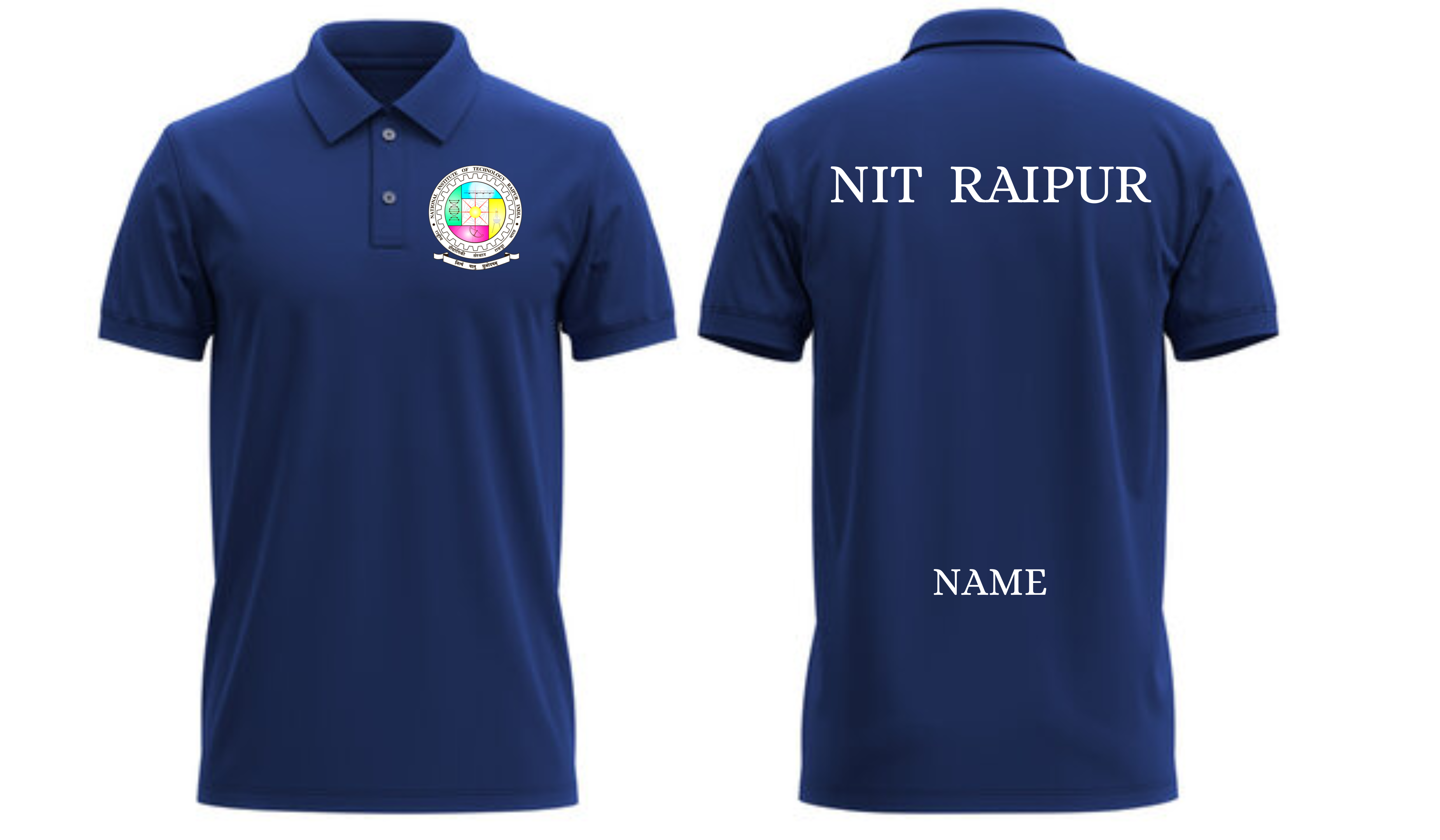 NIT Raipur POLO T-SHIRT Classic Design ( Ak design )