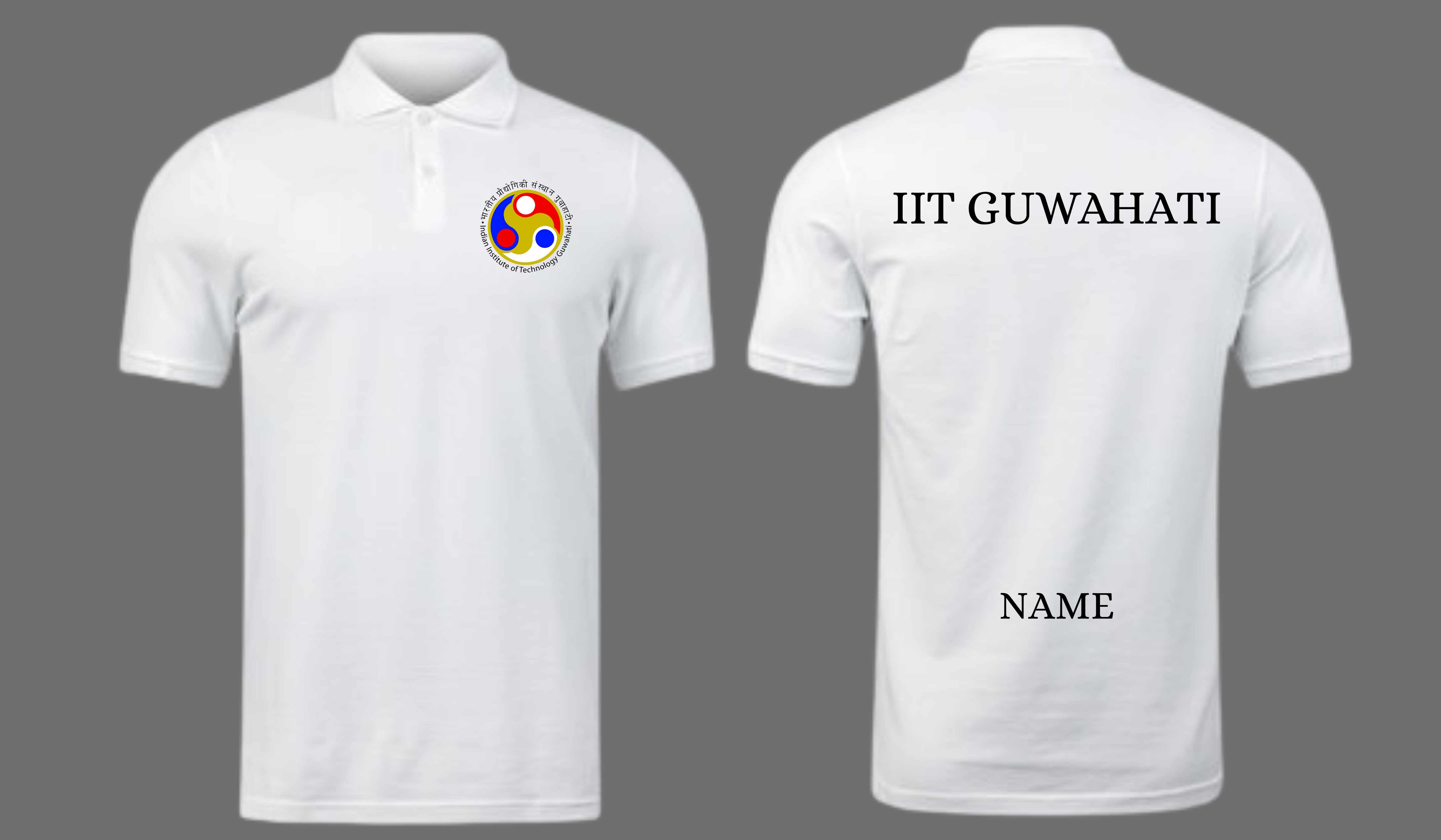 IIT GUWAHATI POLO T-SHIRT Classic Design (CAMPUSCART DESIGN )