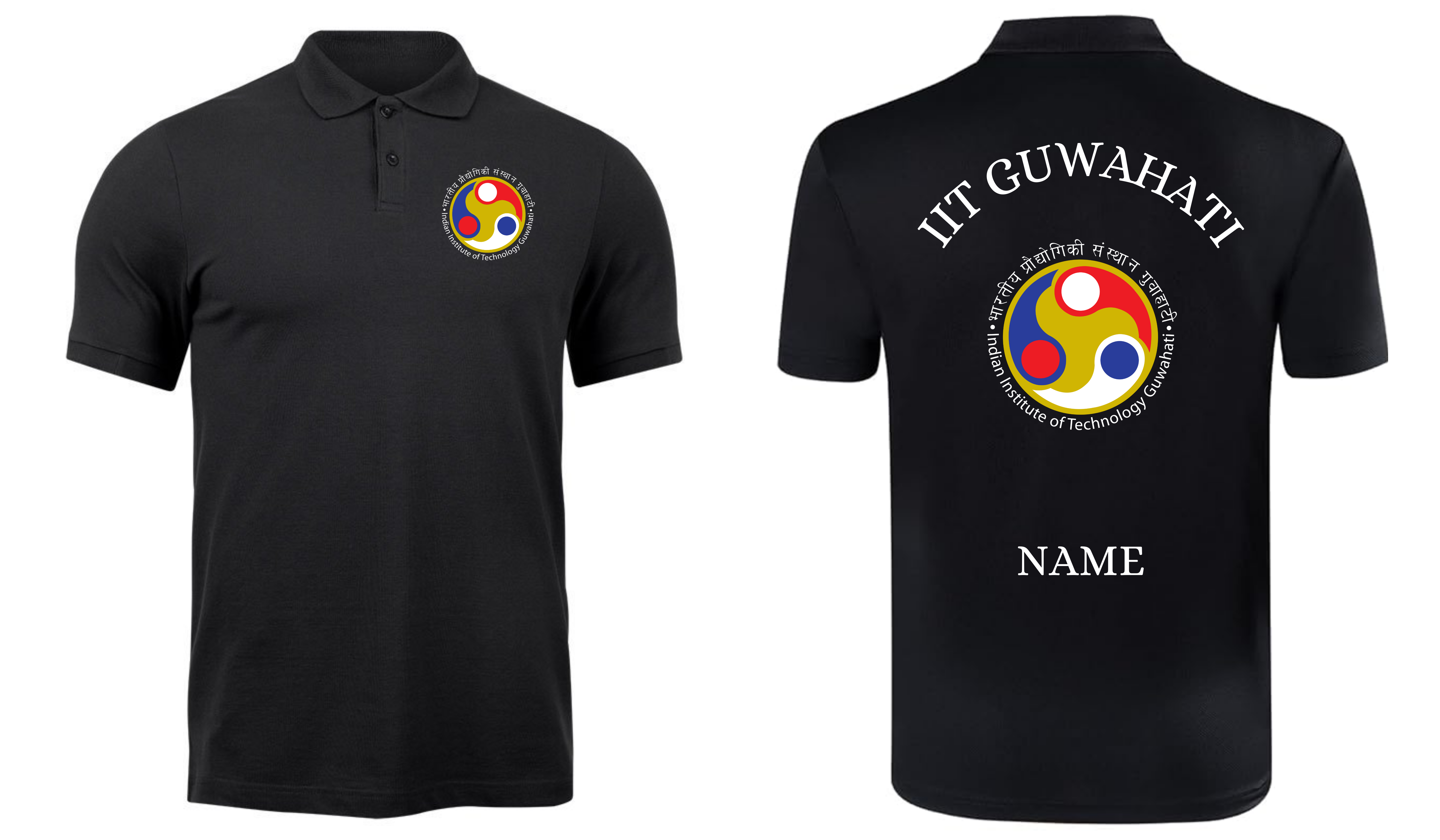 IIT GUWAHATI POLO T-SHIRT Classic Design 1 (CAMPUSCART DESIGN )