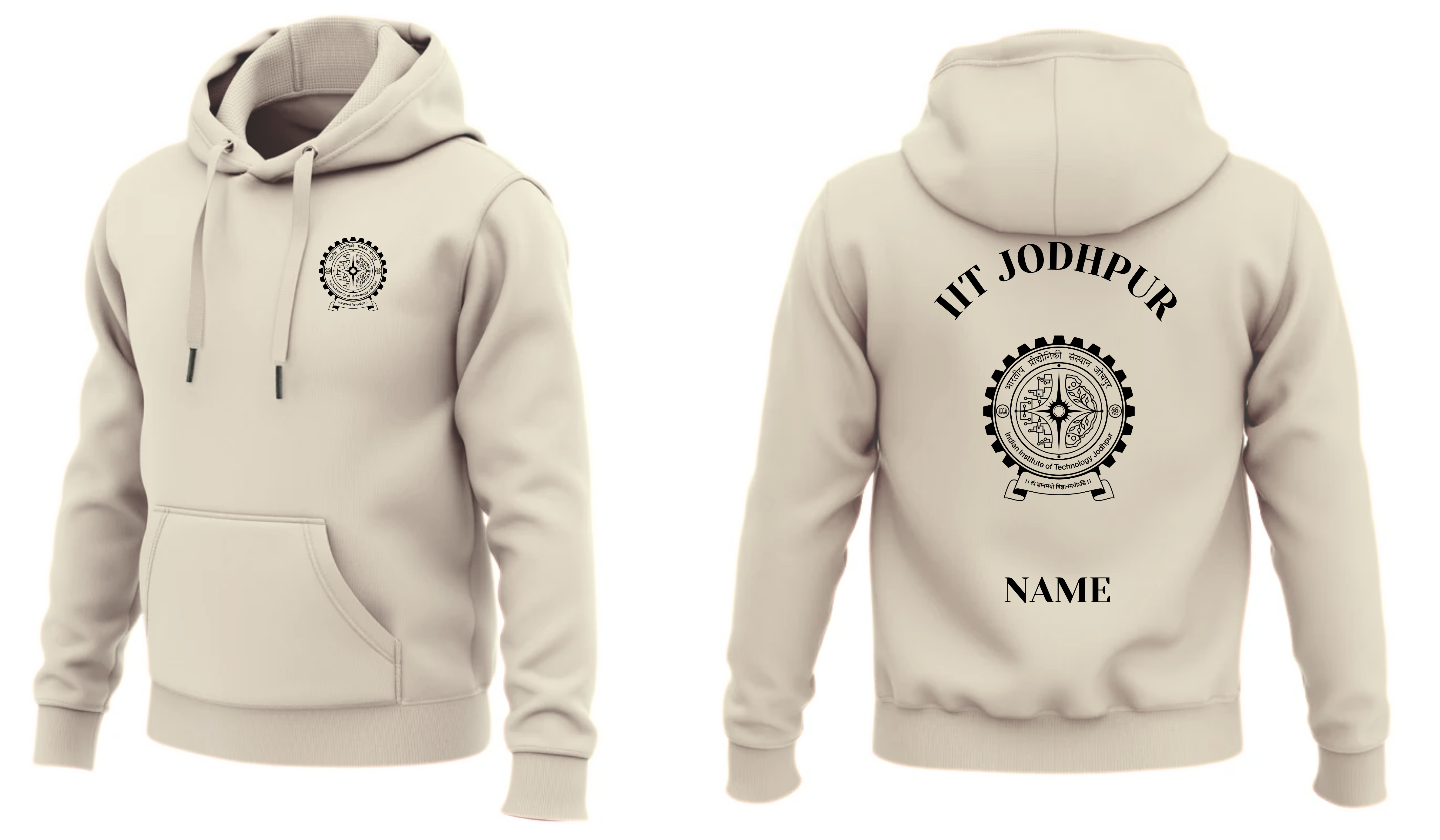 IIT JODHPUR Hoodies Classic Design 1 ( Ak Design)