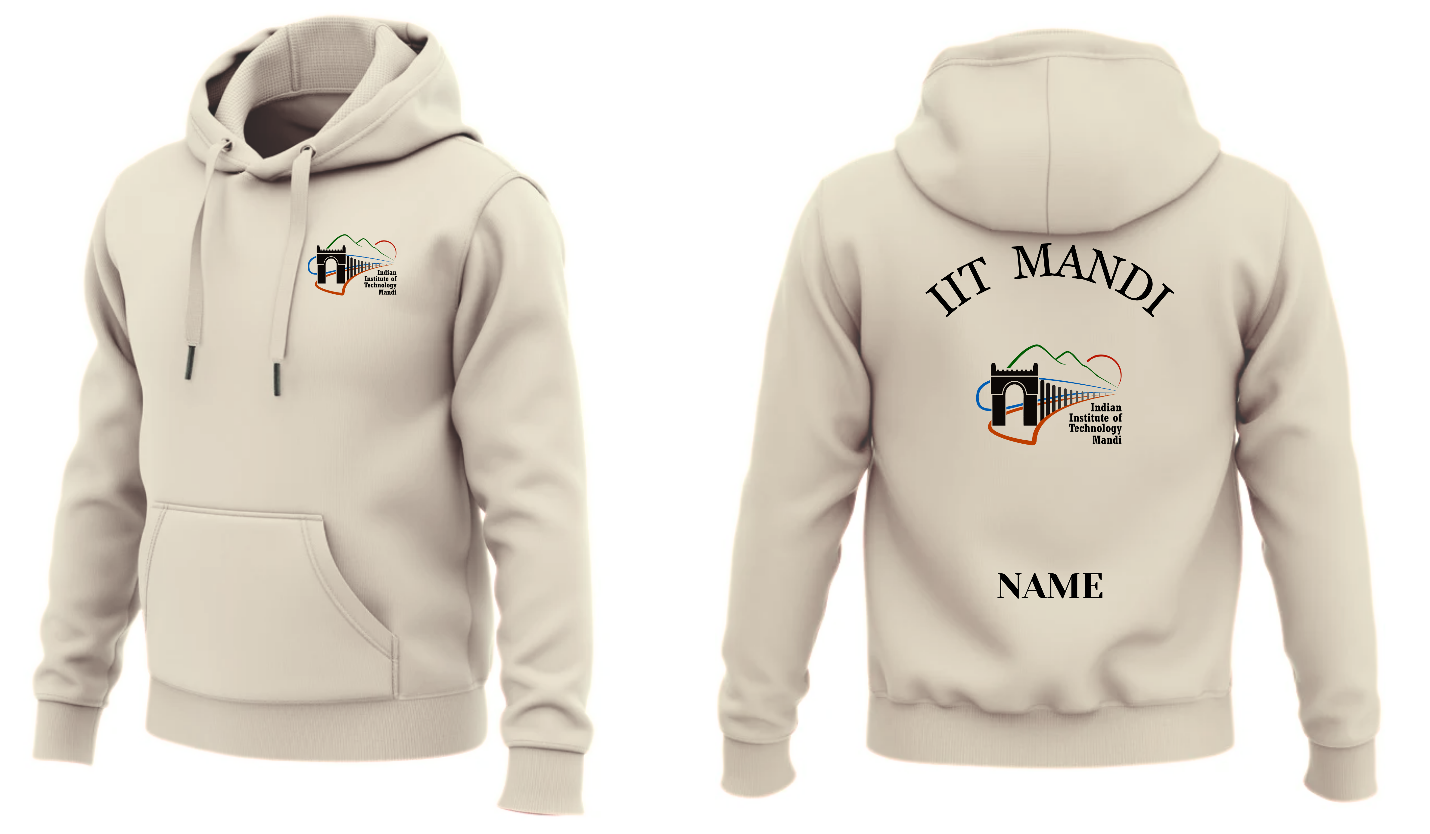 IIT MANDI Hoodies Classic Design 1 ( Ak Design )
