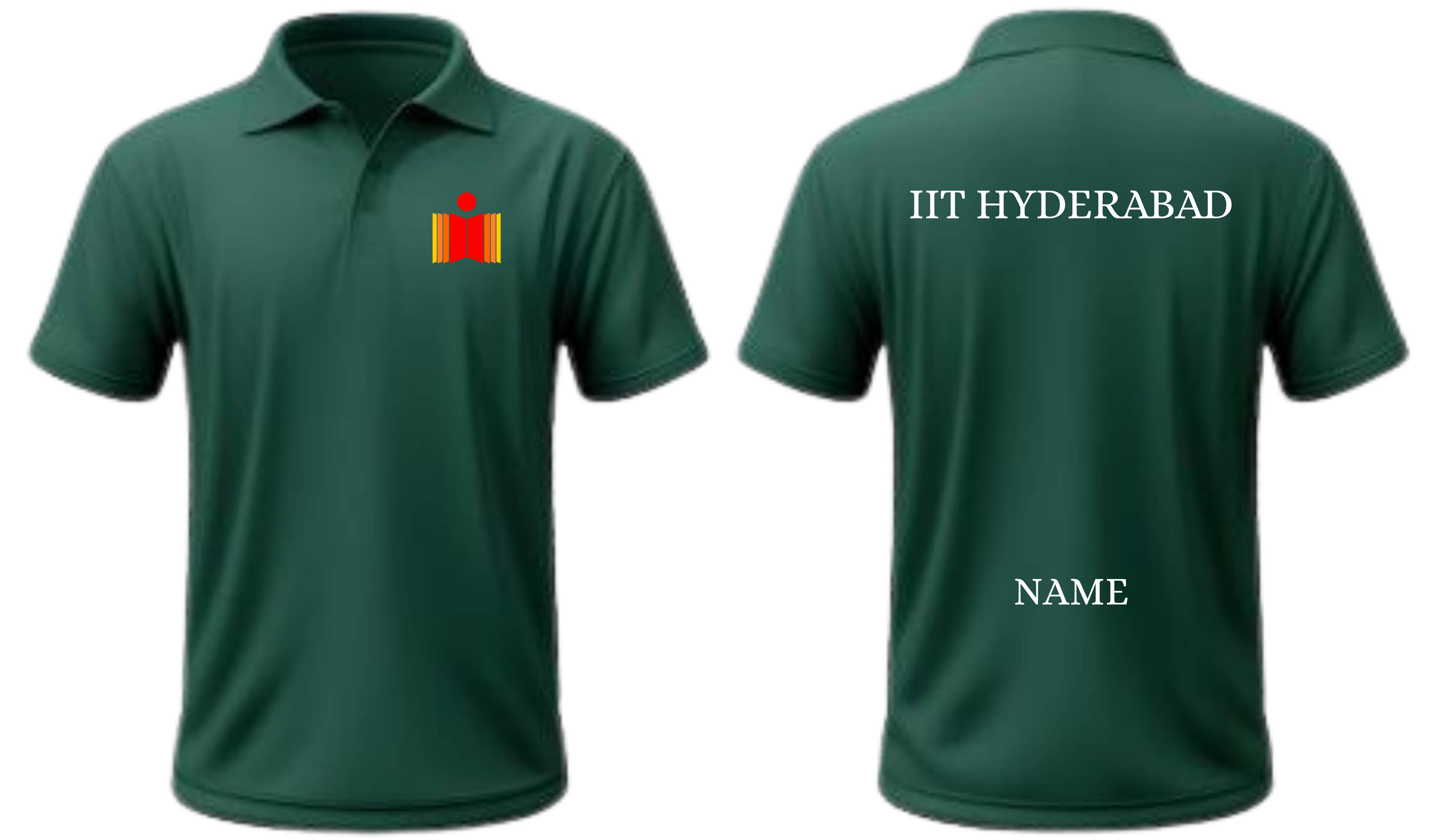 IIT HYDERABAD POLO T-SHIRT Classic Design ( Ak design )