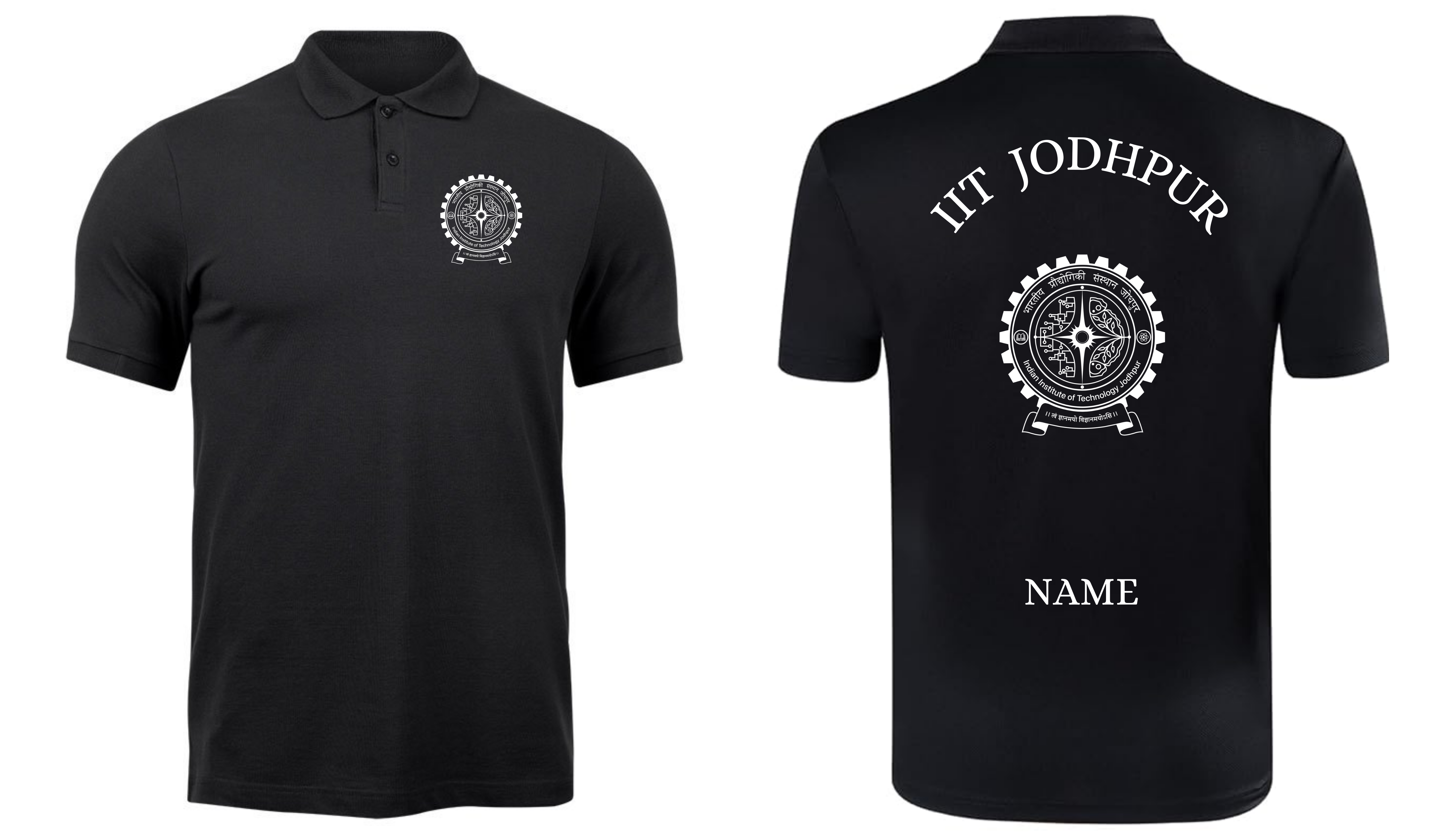 IIT JODHPUR POLO T-SHIRT Classic design 1 ( CampusCart Design )