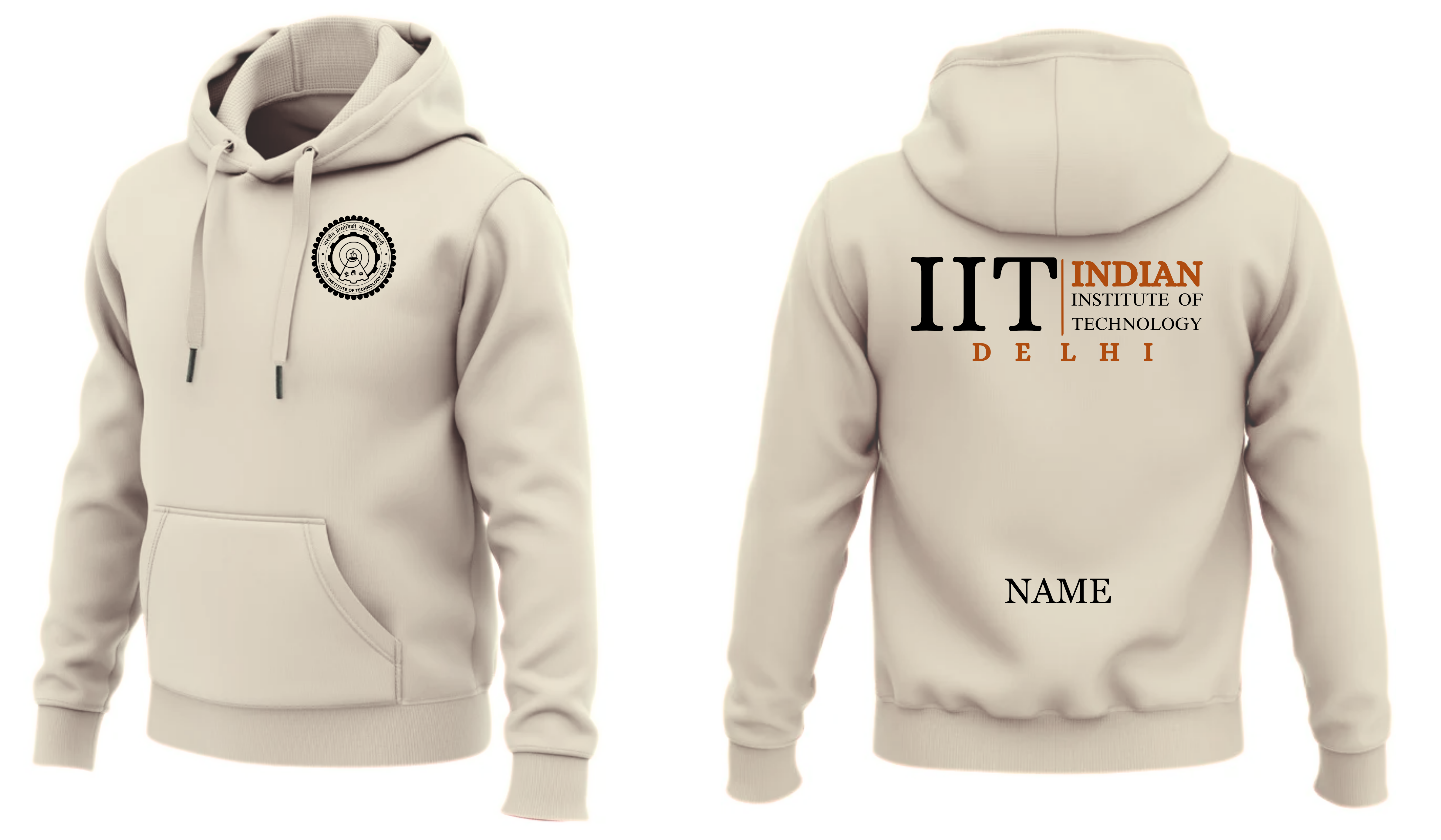IIT DELHI Hoodies Classic Design 2 ( Ak Design )