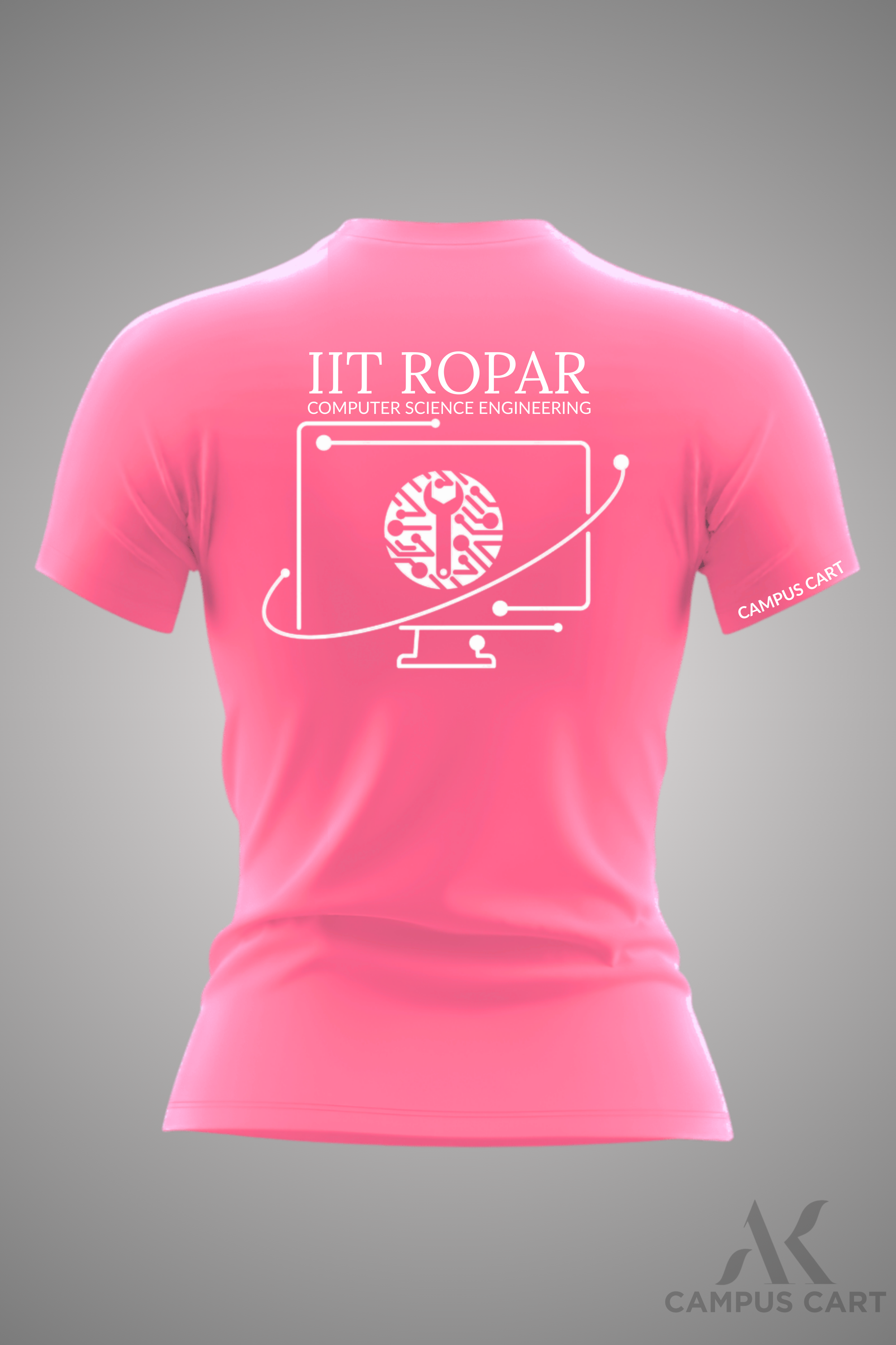 IIT Ropar Normal T-Shirt For Girls( Computer Science Engineering )
