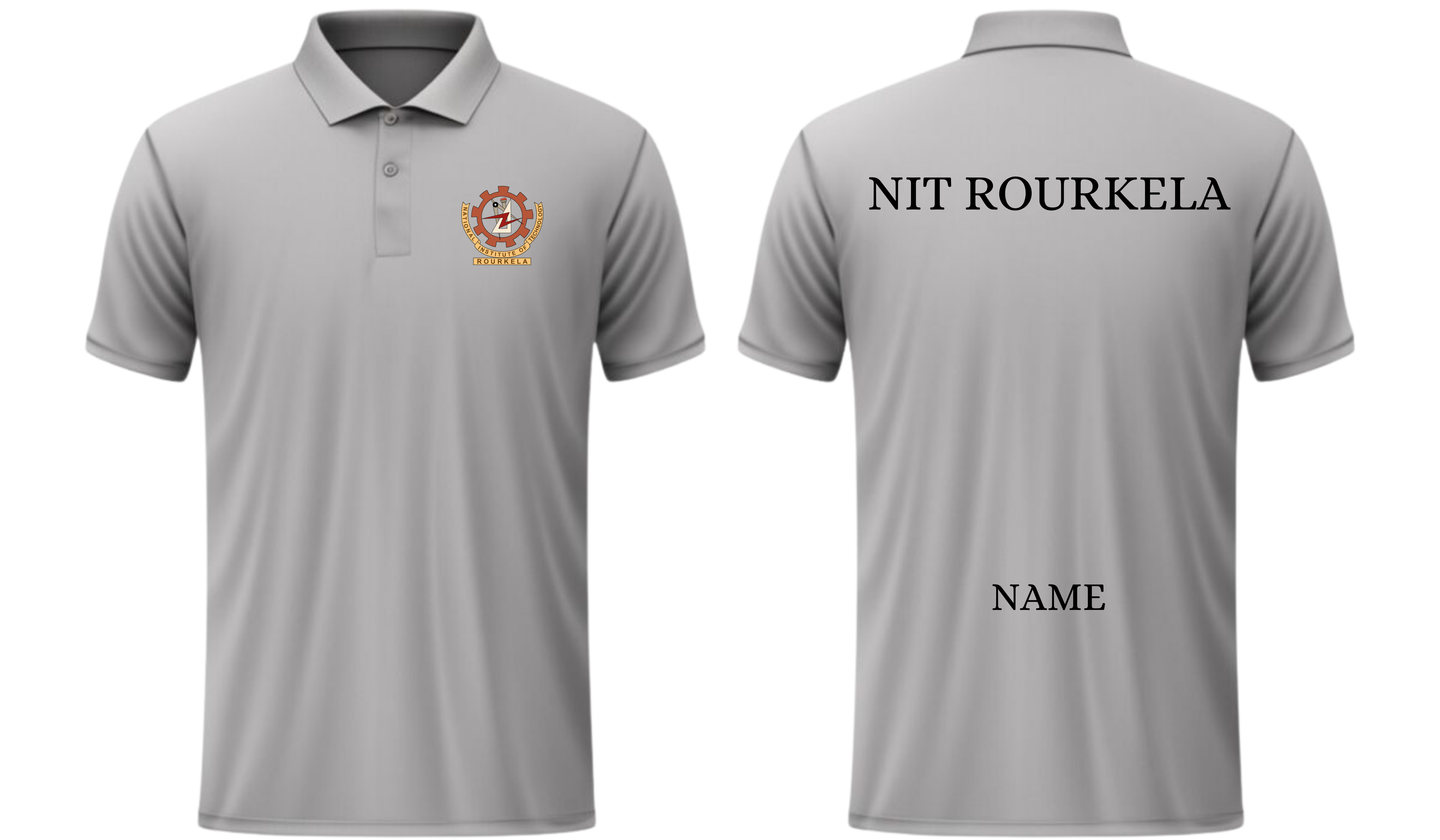 NIT ROURKELA POLO T-SHIRT Classic Design ( Ak design )